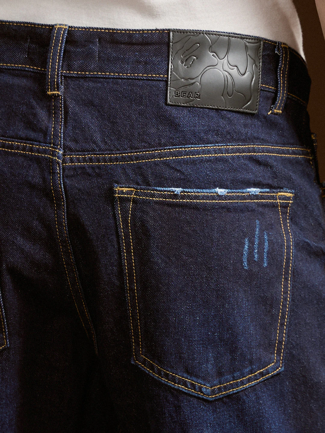 Men Dark BlueLight Fade Mid-Rise Skinny Fit Jeans - Image 5