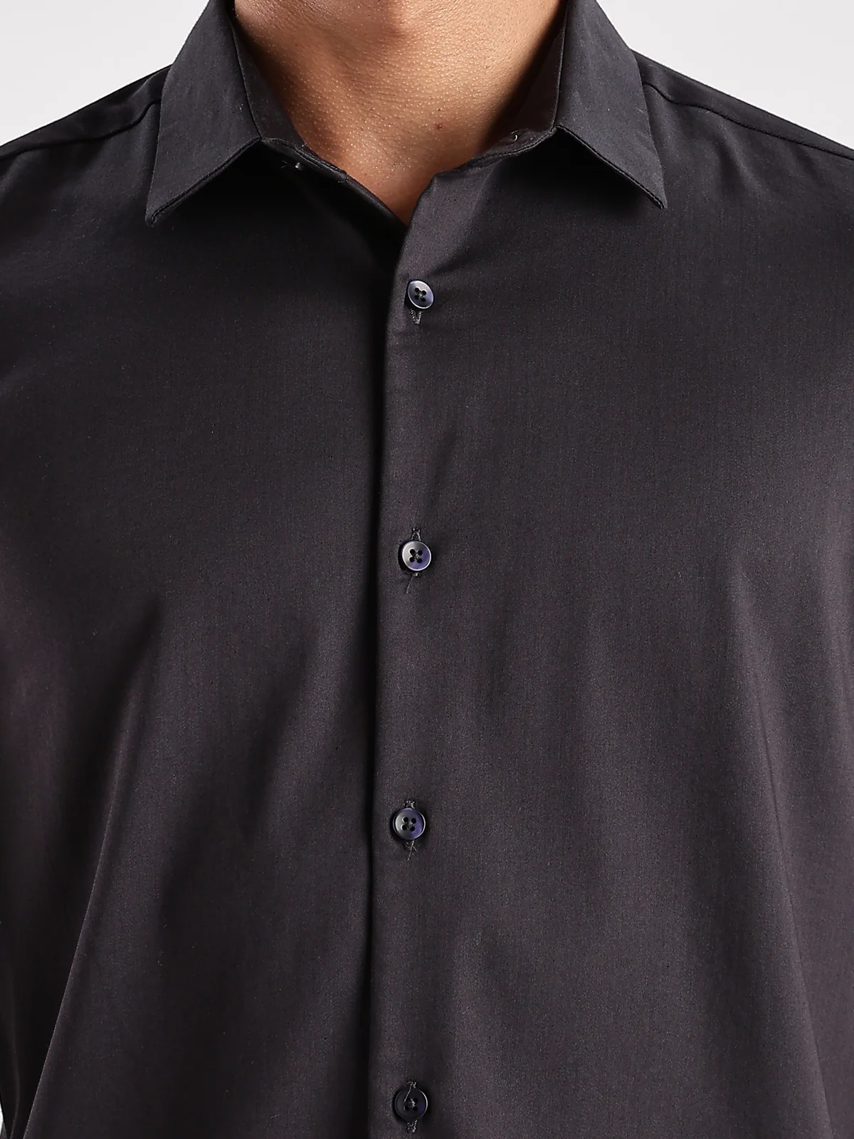 Men Grey Casual Shirt - Image 2