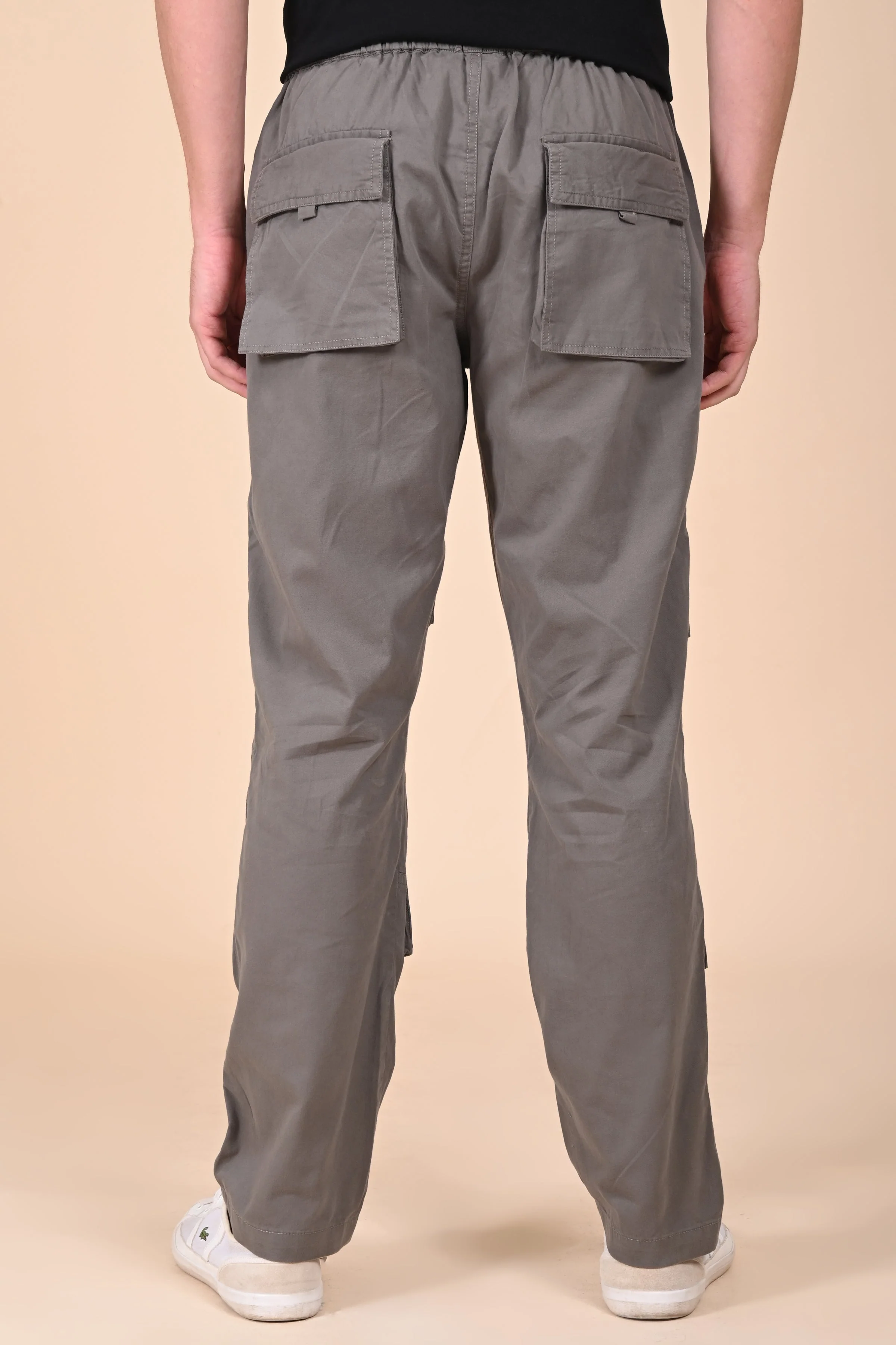 Men Decelan Cargo Streetwear Trouser Dk Grey - Image 5