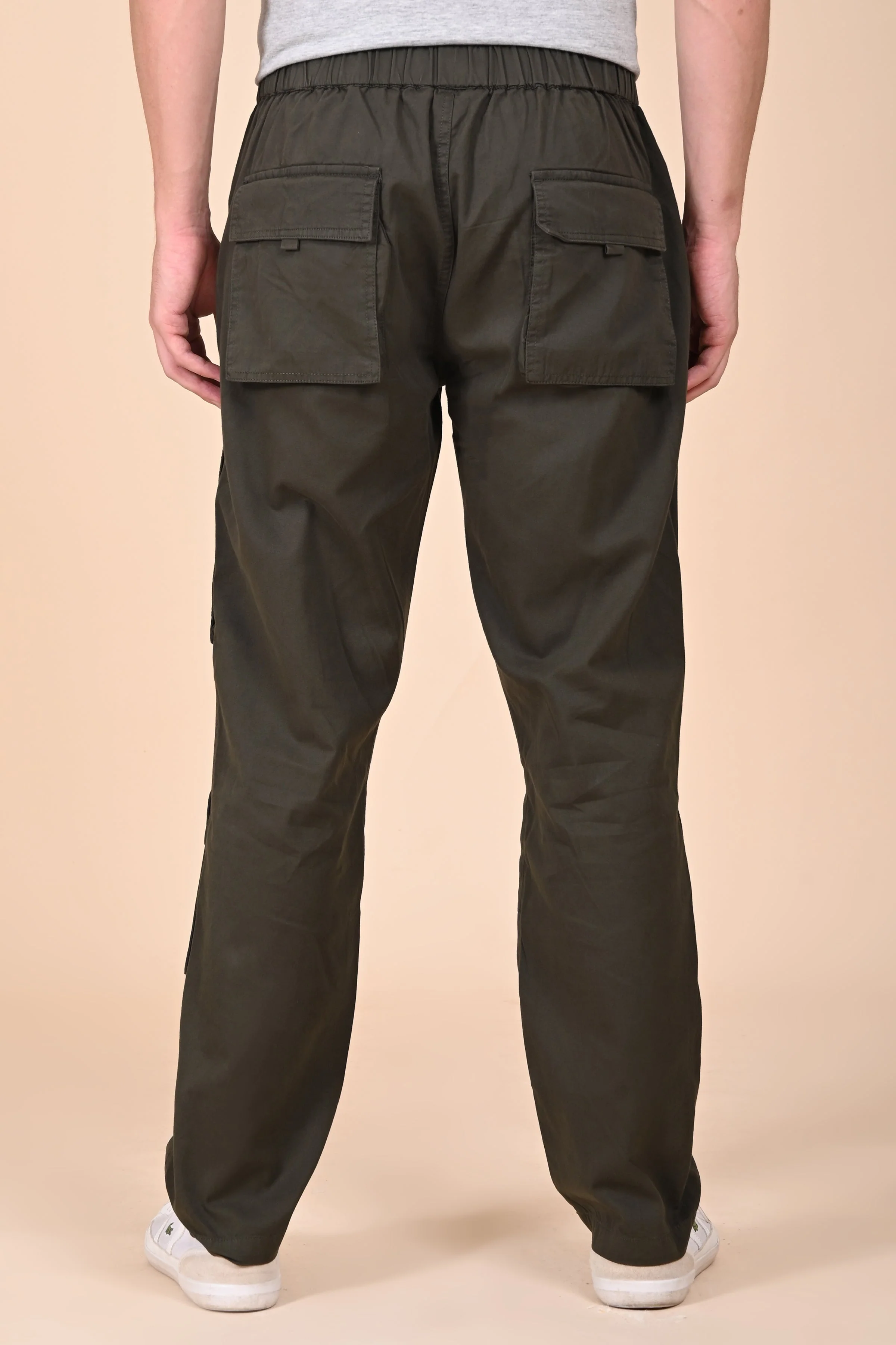 Men Decelan Cargo Streetwear Trouser Green - Image 4