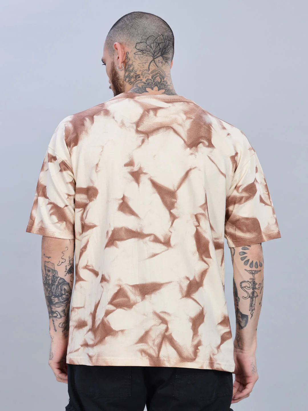 Men Dreamer Oversized Cream T-Shirt - Image 2