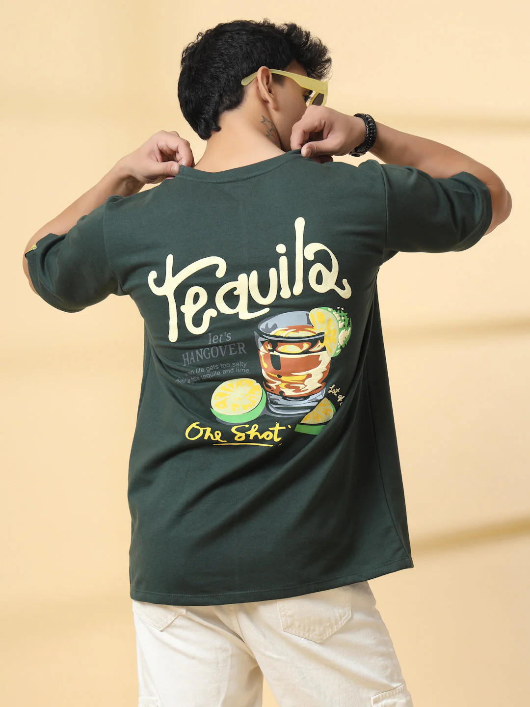 Men Drink in Design Oversized Tshirt - Image 5