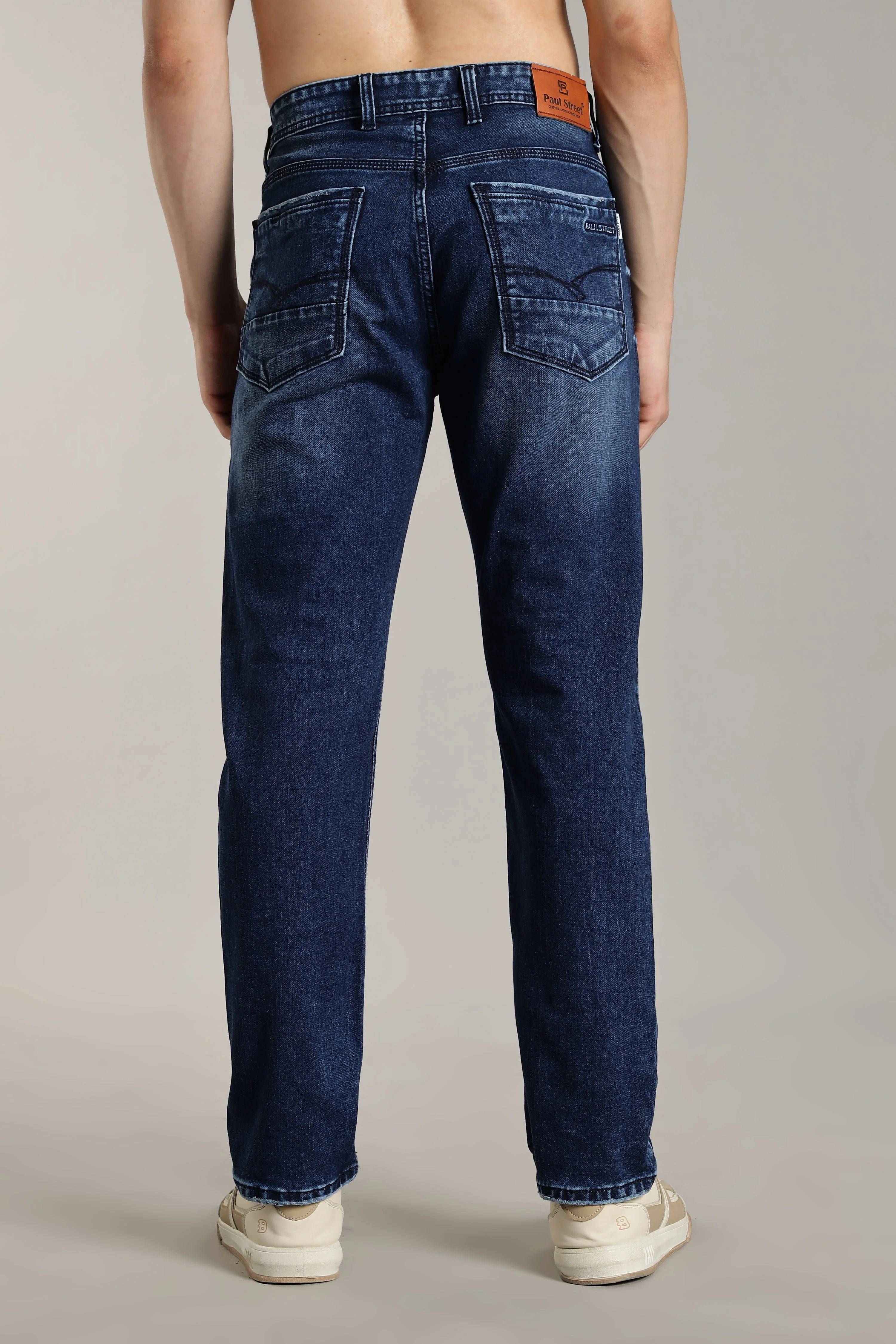 Men Dusty Blue Flint Jeans - Image 2