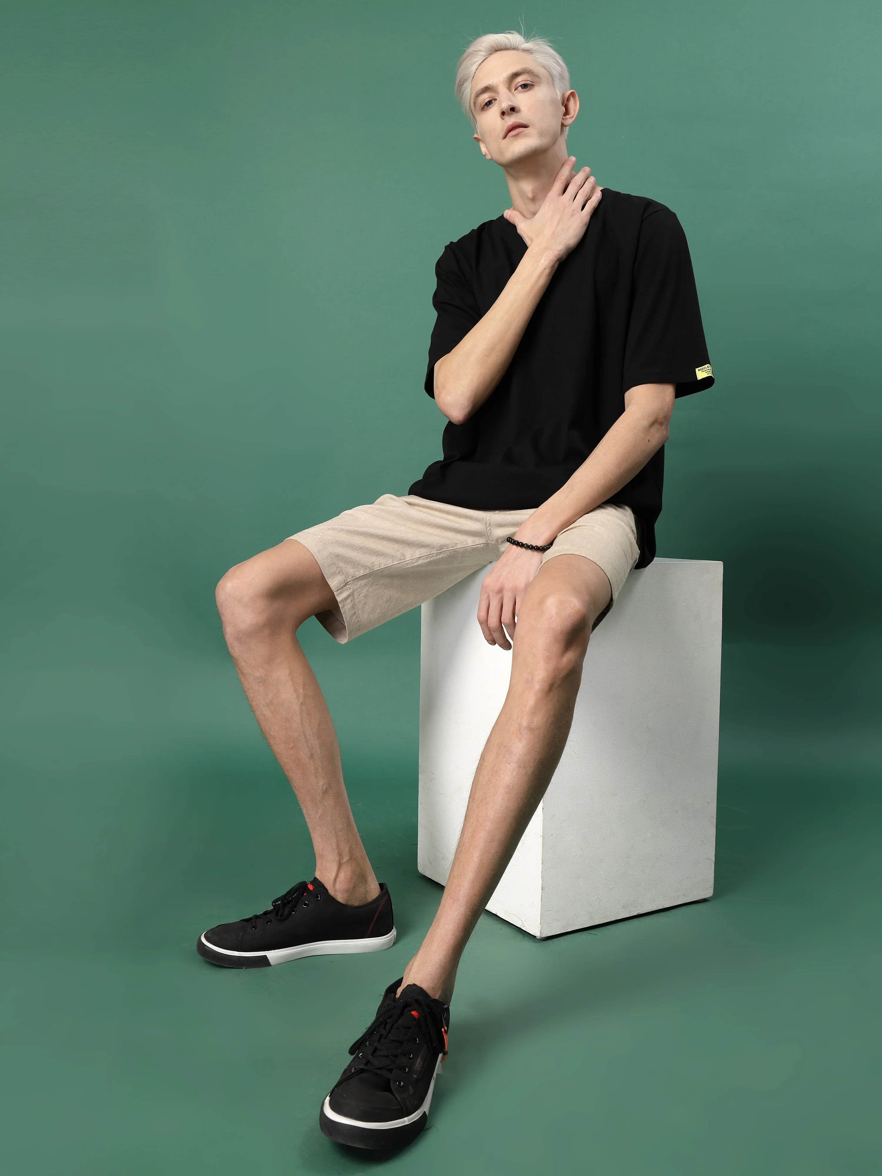 Men Effortless Cool  Oversized Cotton T-Shirt - Image 5