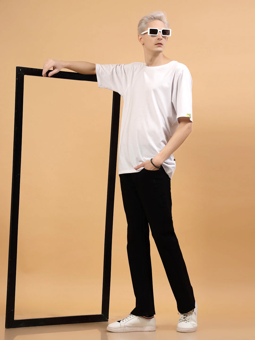 Men Effortless Cool  Oversized Cotton Tshirt - Image 2