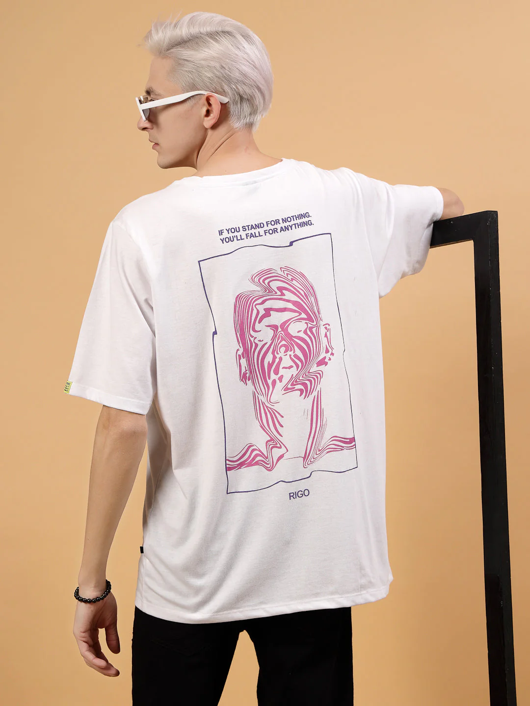 Men Effortless Cool  Oversized Cotton Tshirt - Image 3