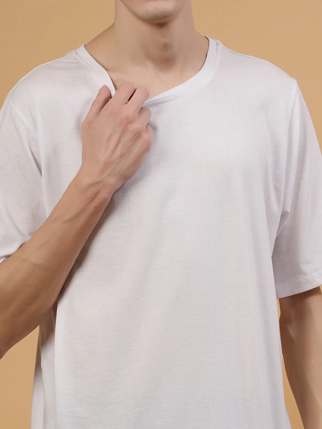 Men Effortless Cool  Oversized Cotton Tshirt - Image 5