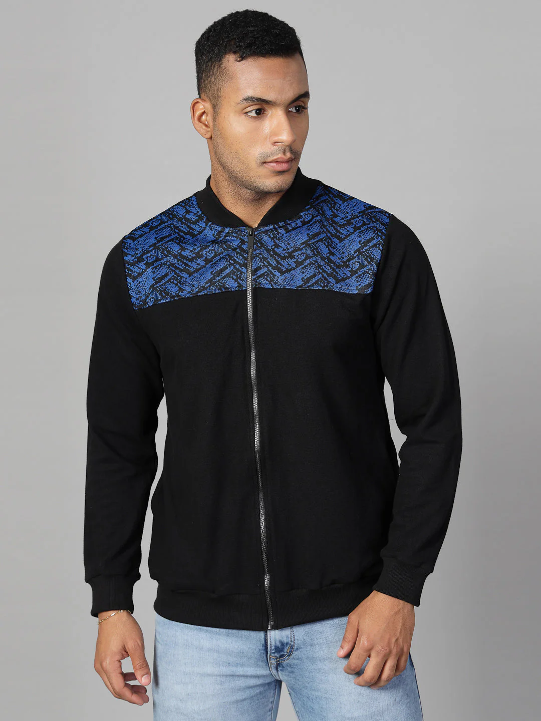 Men Elegant Jacquard Jacket - Image 4