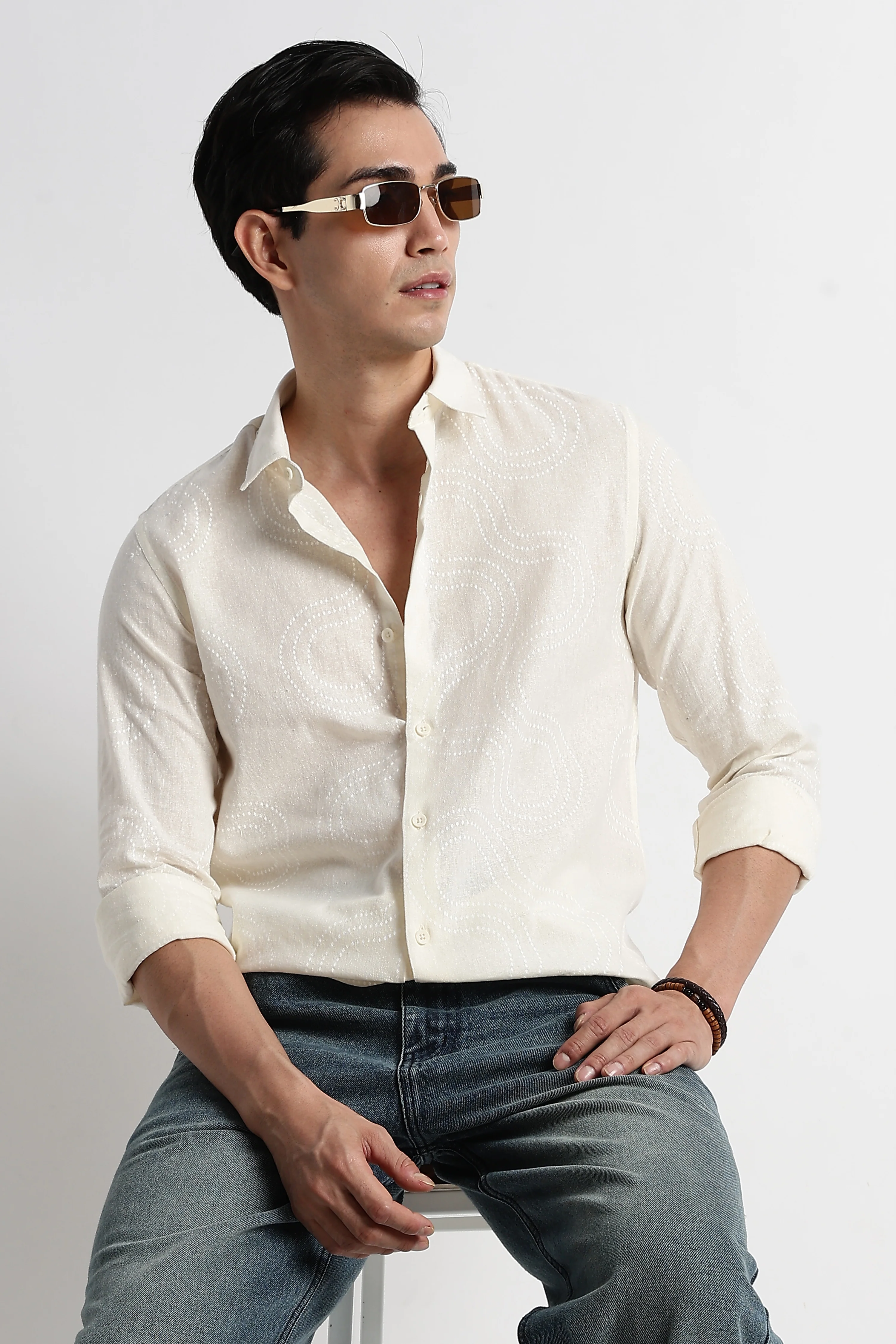 Men Embroidered Shirt - Image 10