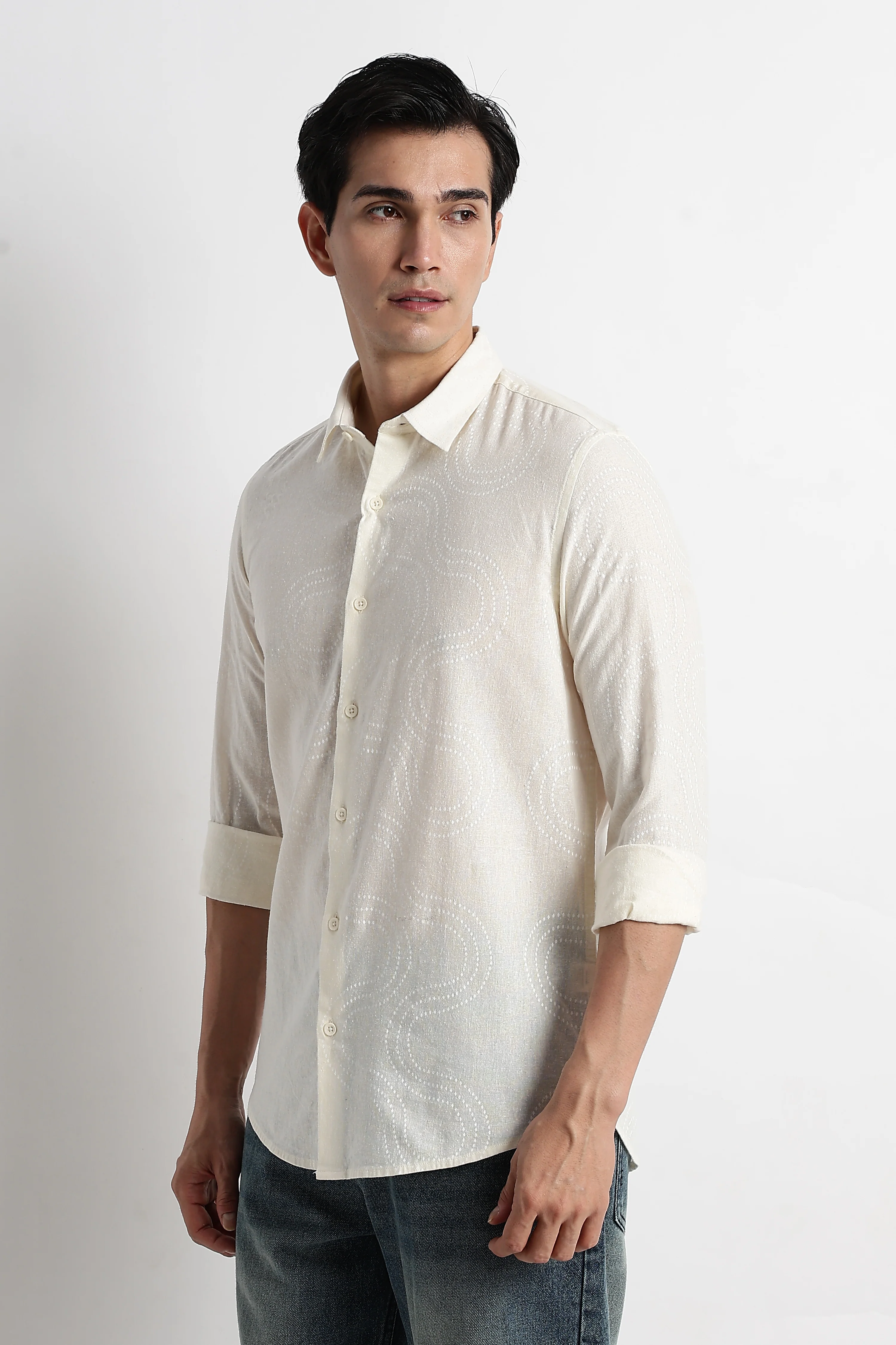 Men Embroidered Shirt - Image 4