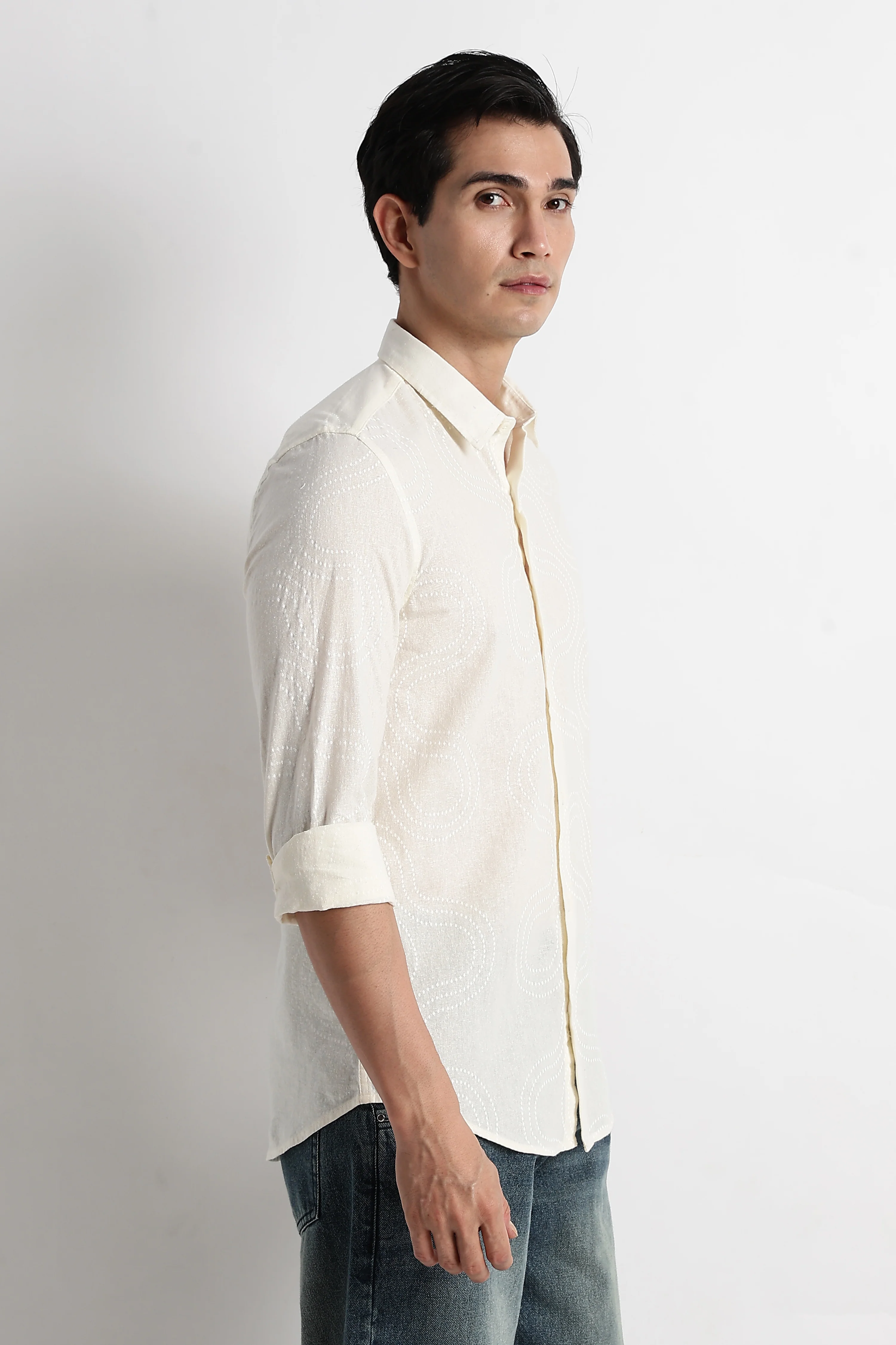 Men Embroidered Shirt - Image 5