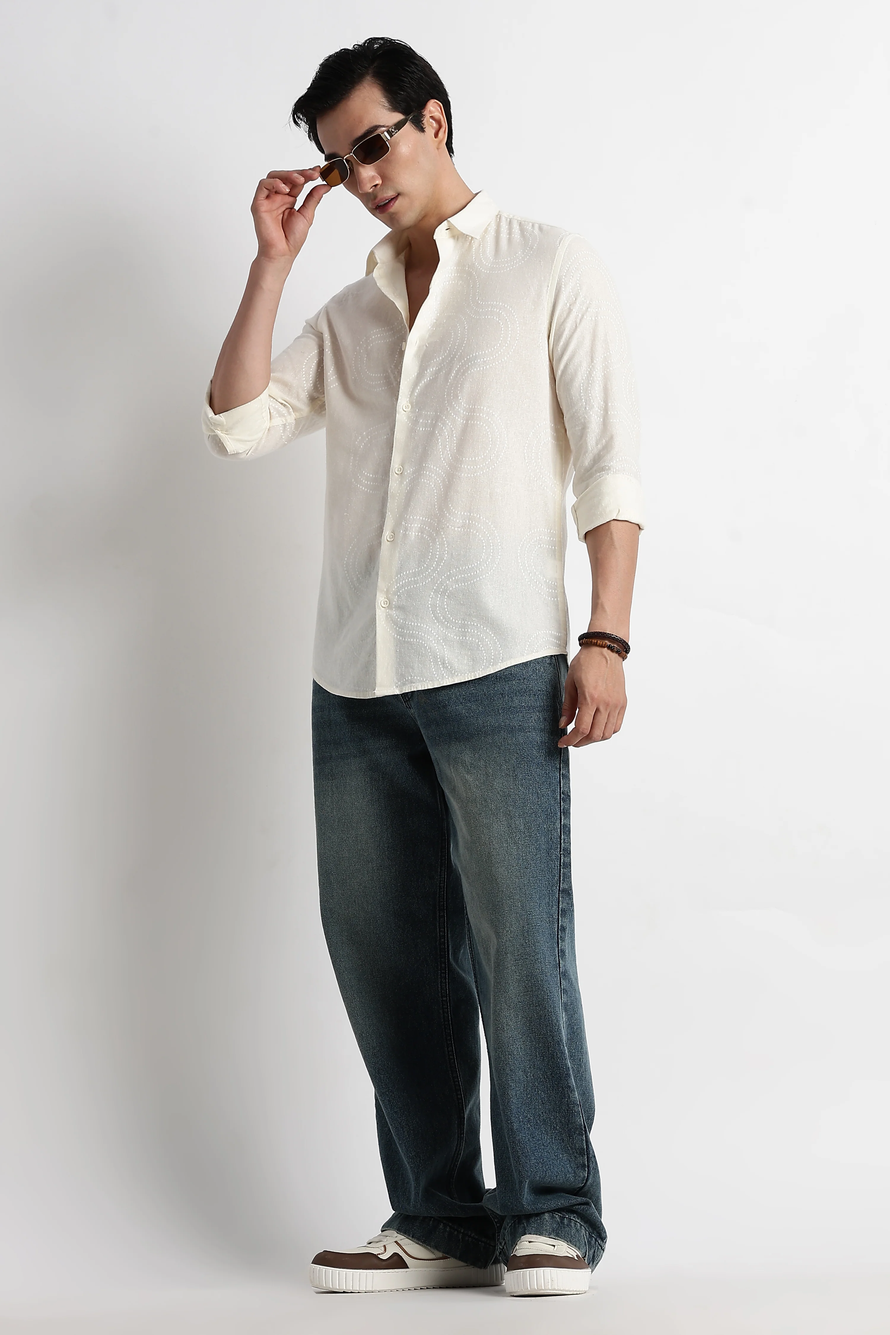 Men Embroidered Shirt - Image 9