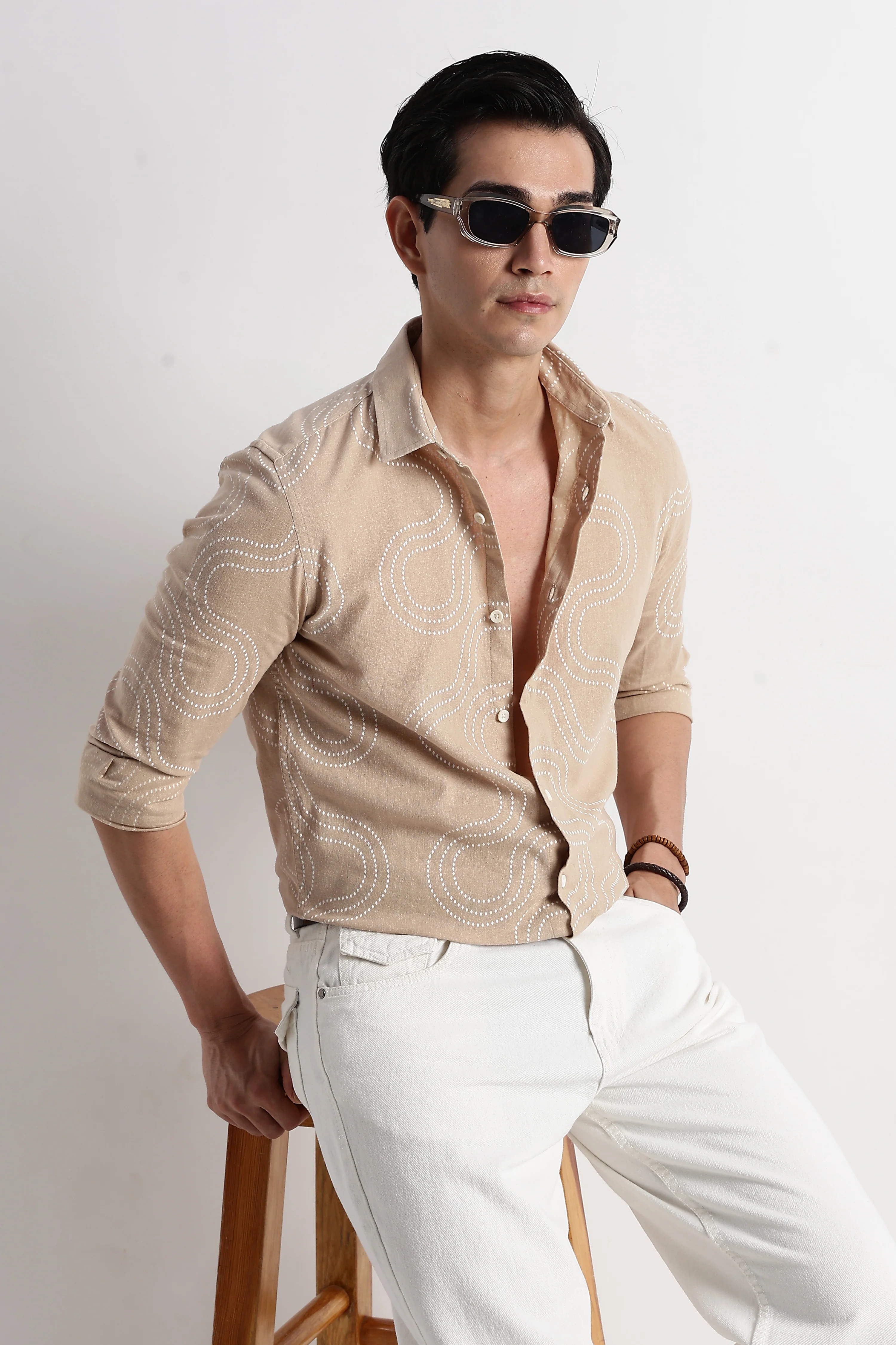 Men Embroidered Shirt
