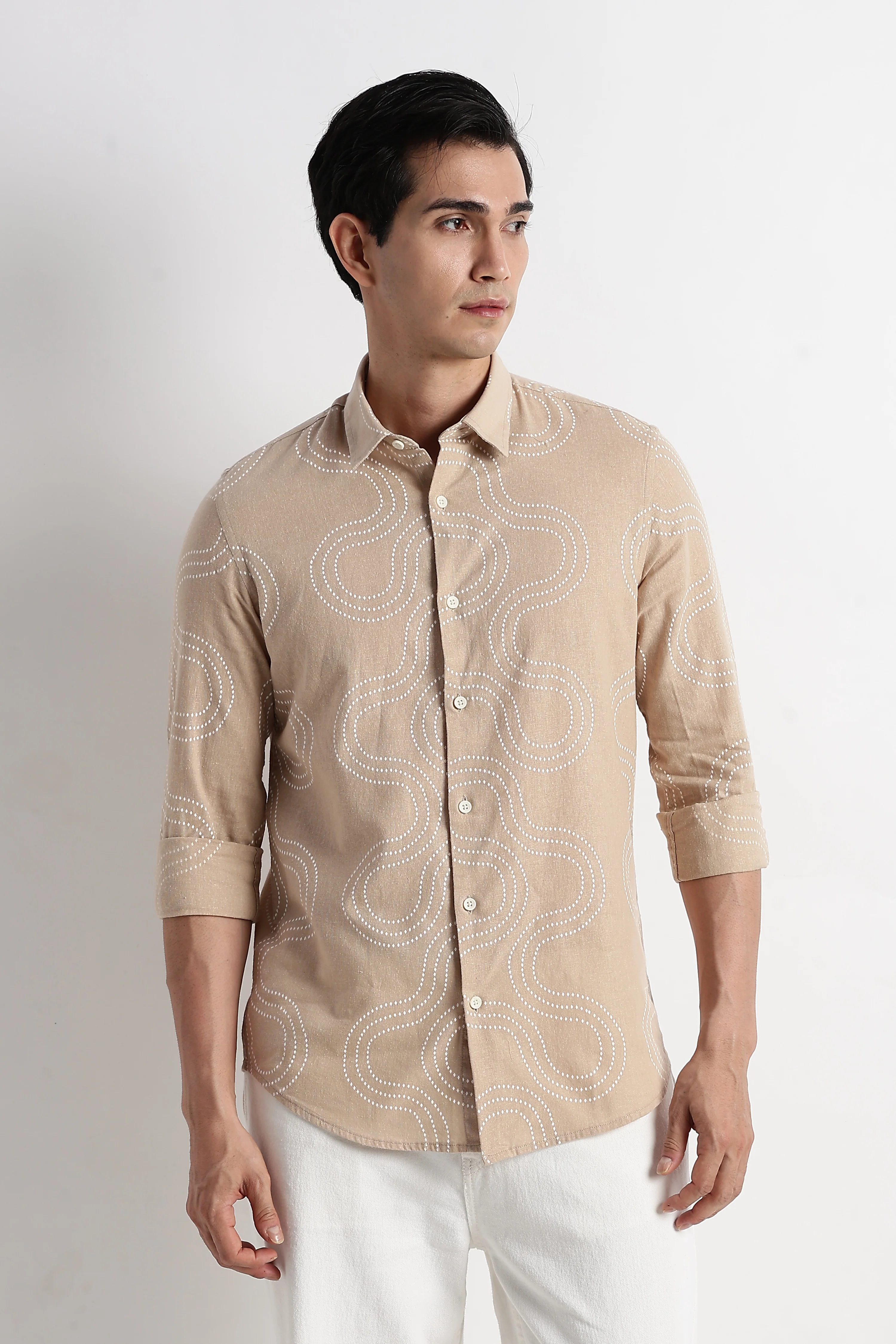 Men Embroidered Shirt - Image 4