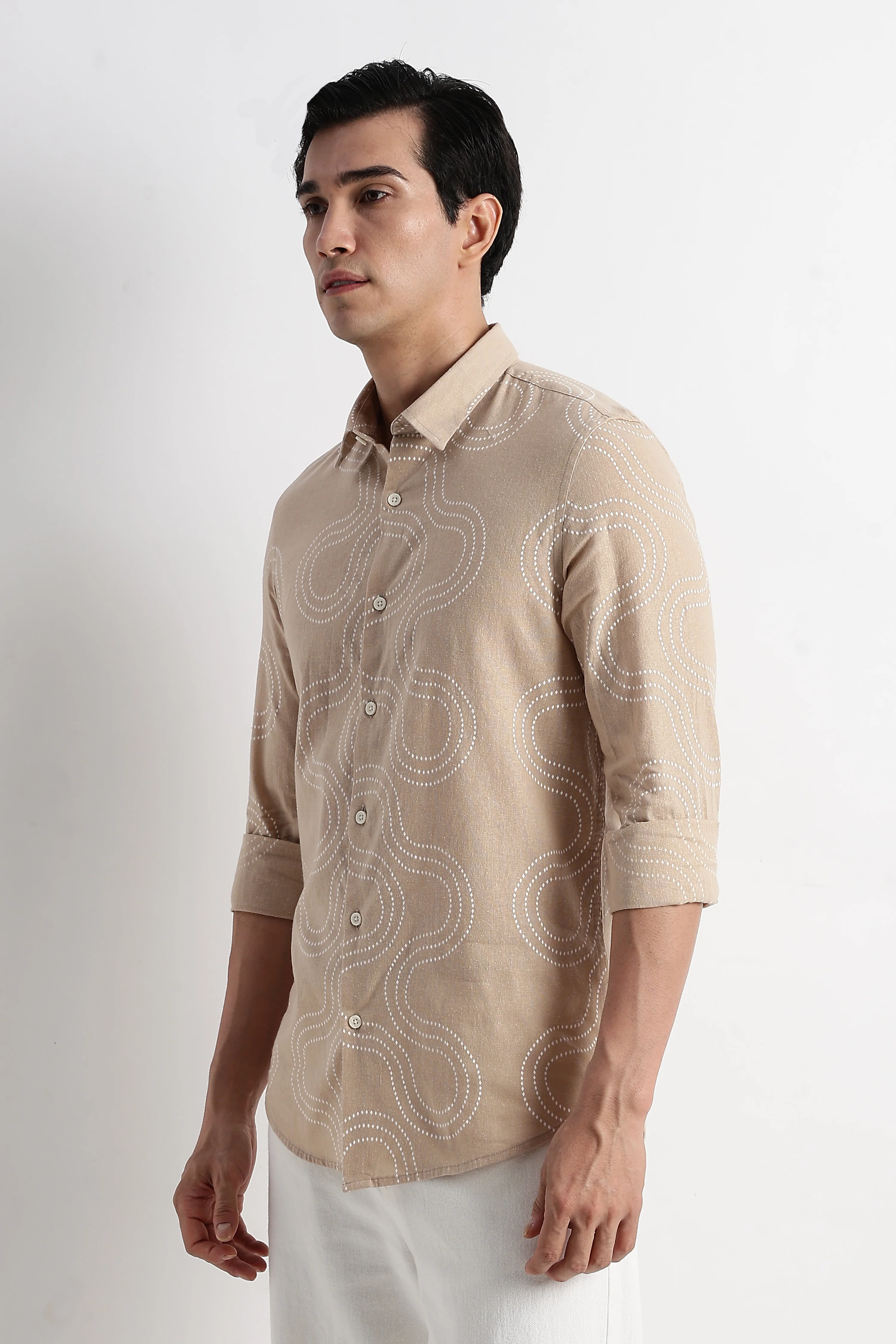 Men Embroidered Shirt - Image 5