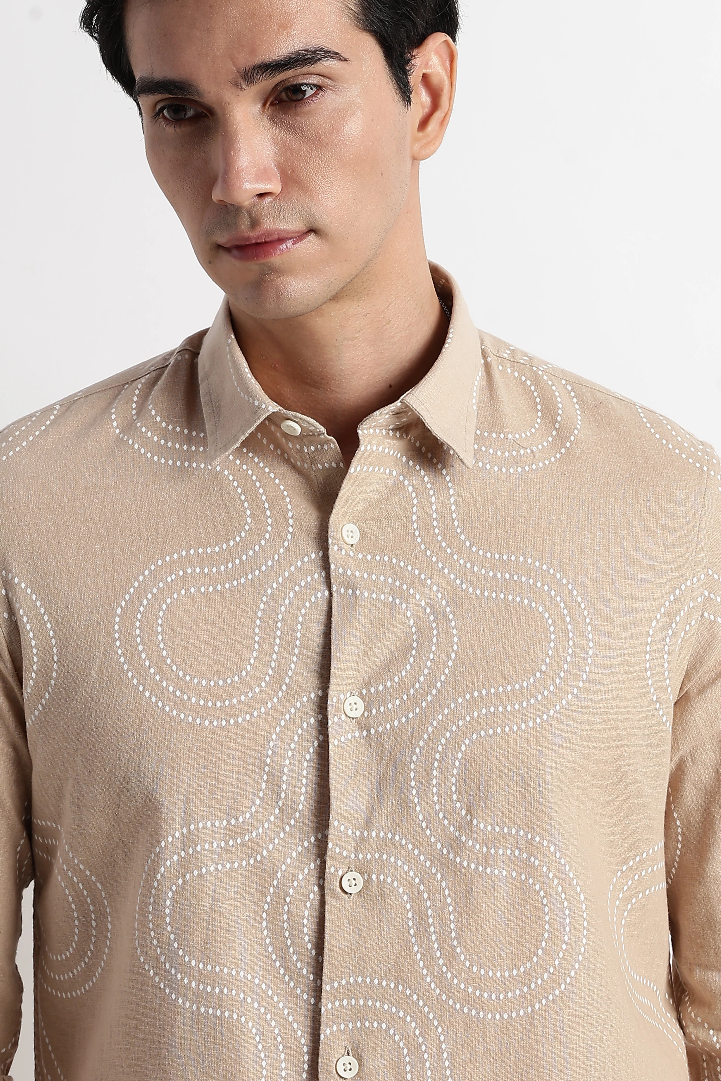 Men Embroidered Shirt - Image 7