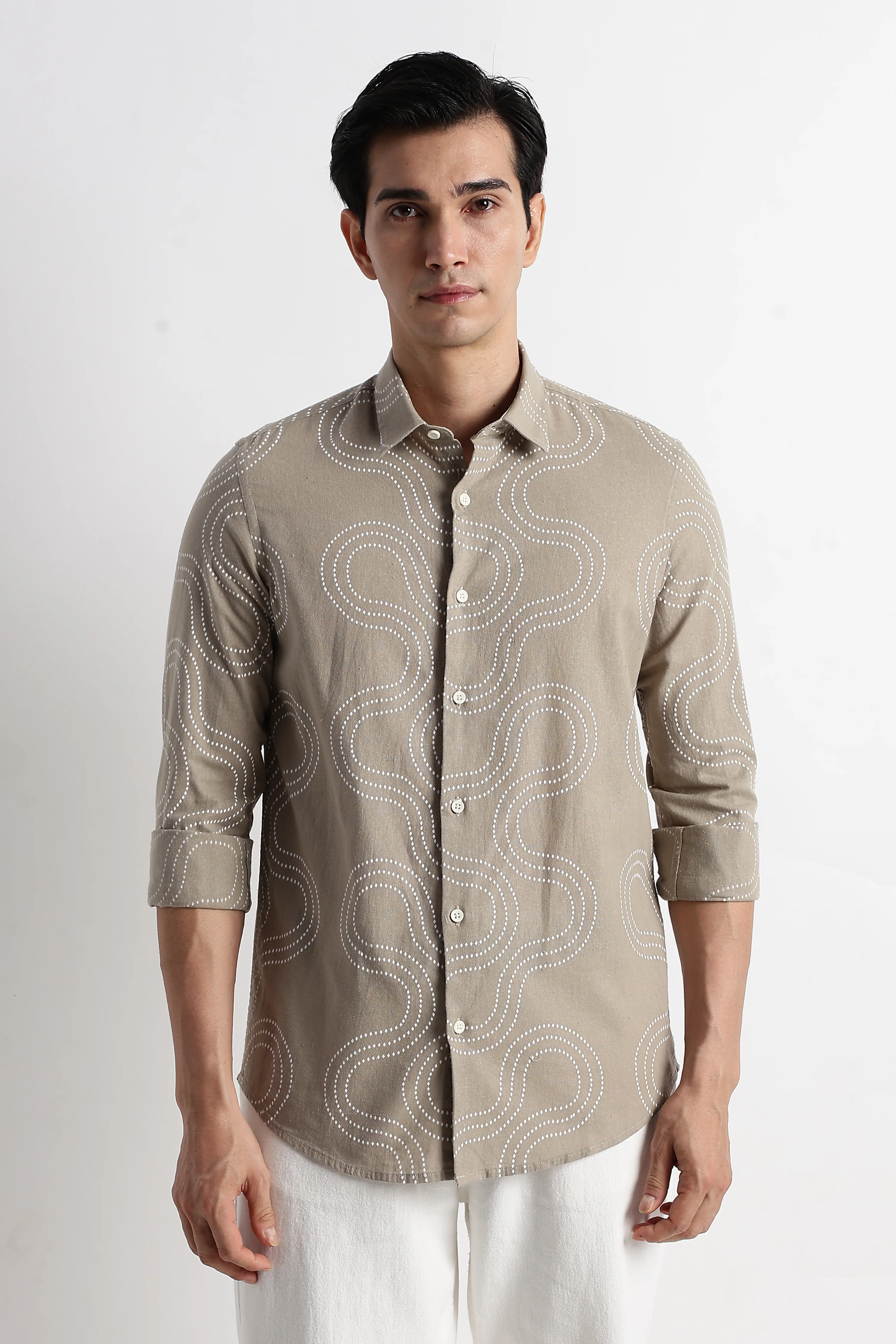 Men Embroidered Shirt - Image 3