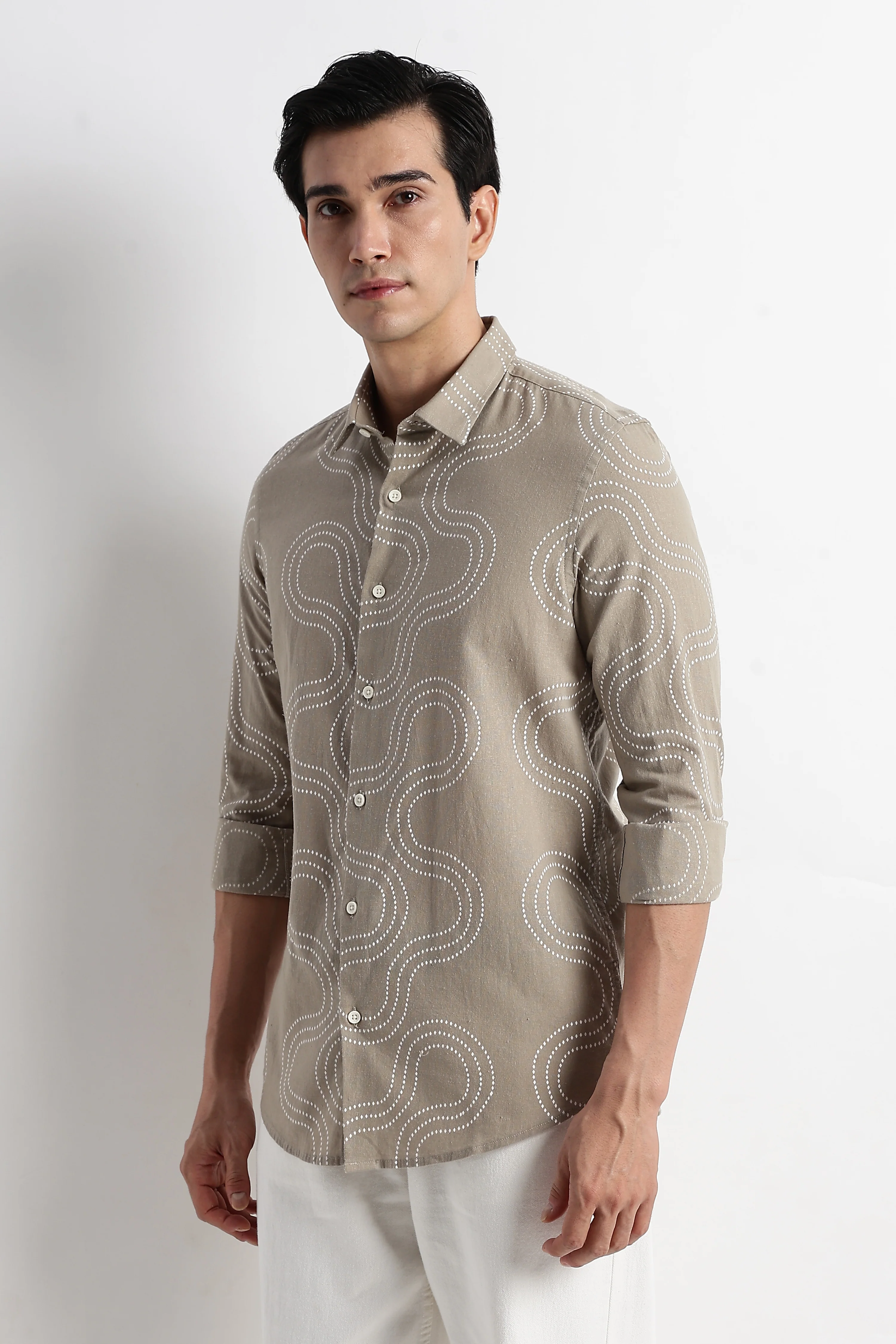 Men Embroidered Shirt - Image 4