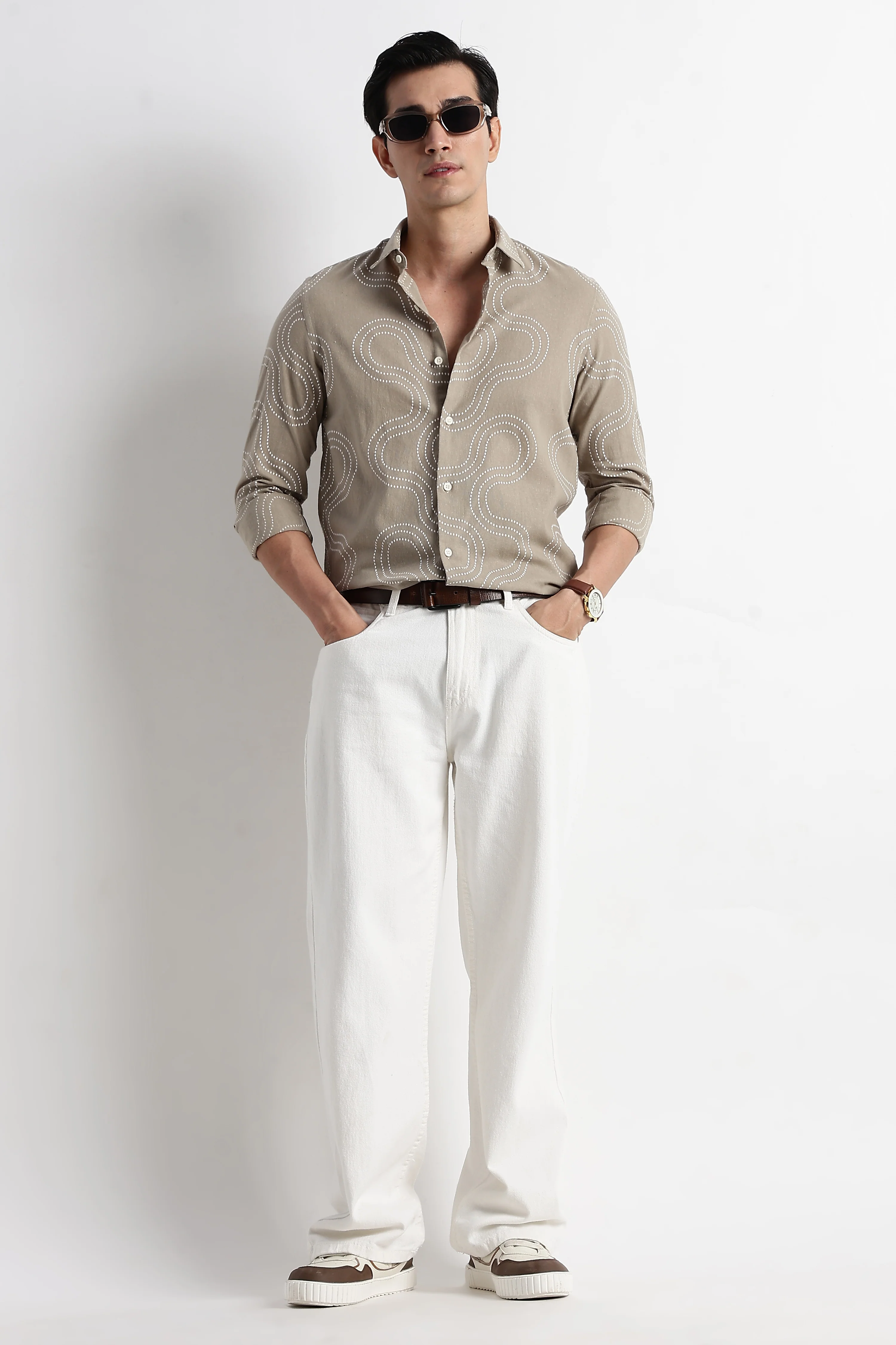 Men Embroidered Shirt - Image 8