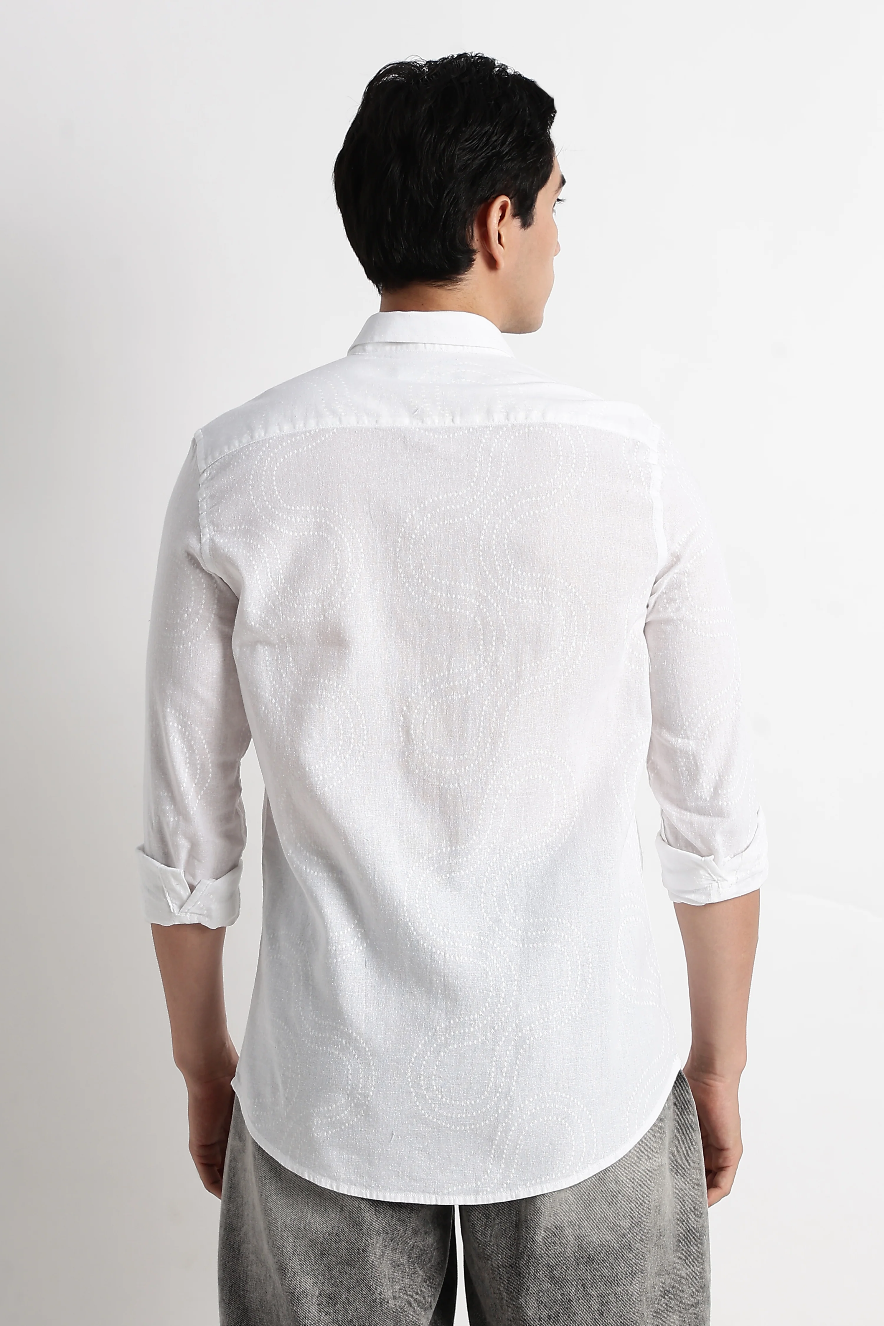 Men Embroidered Shirt - Image 3