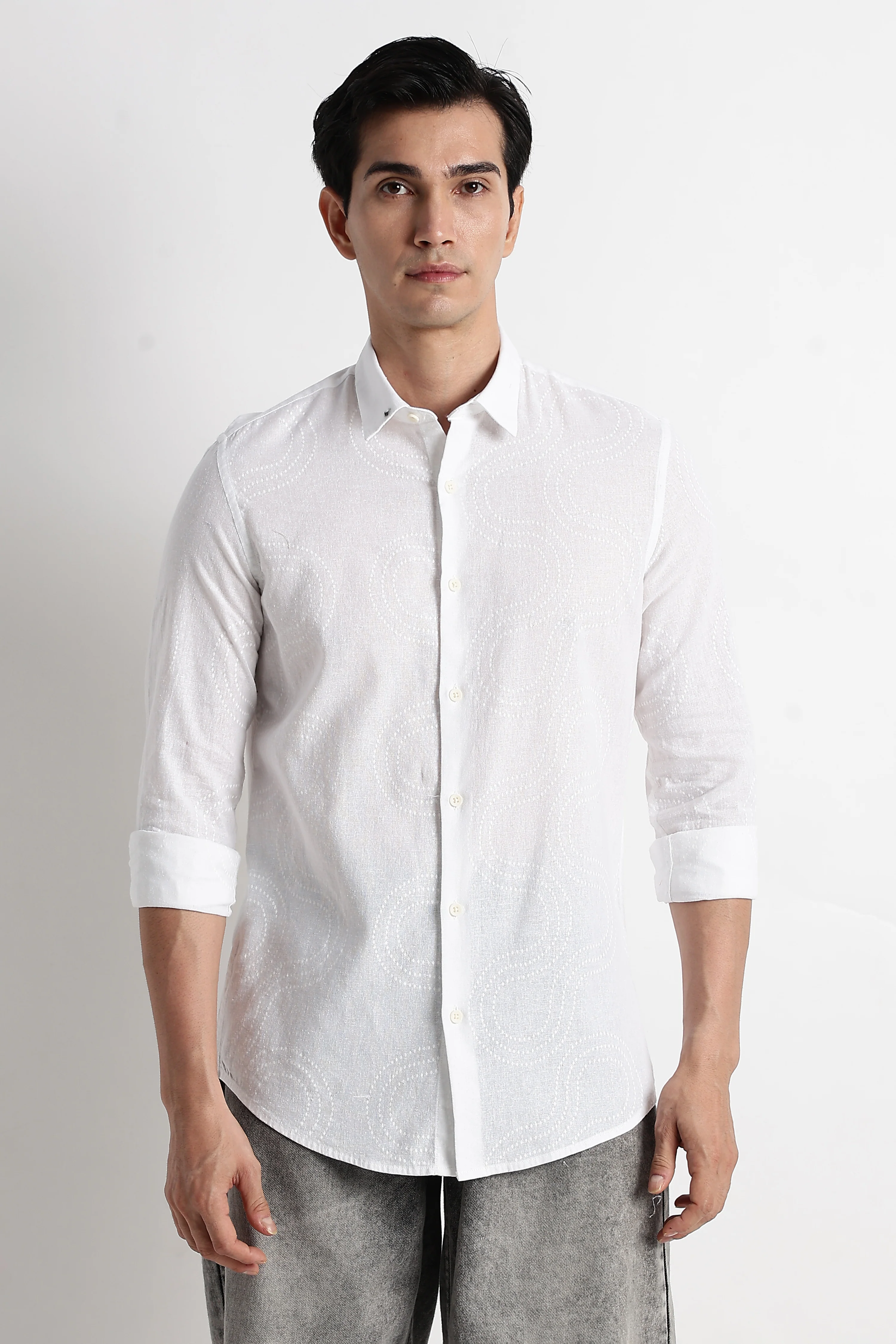 Men Embroidered Shirt - Image 4