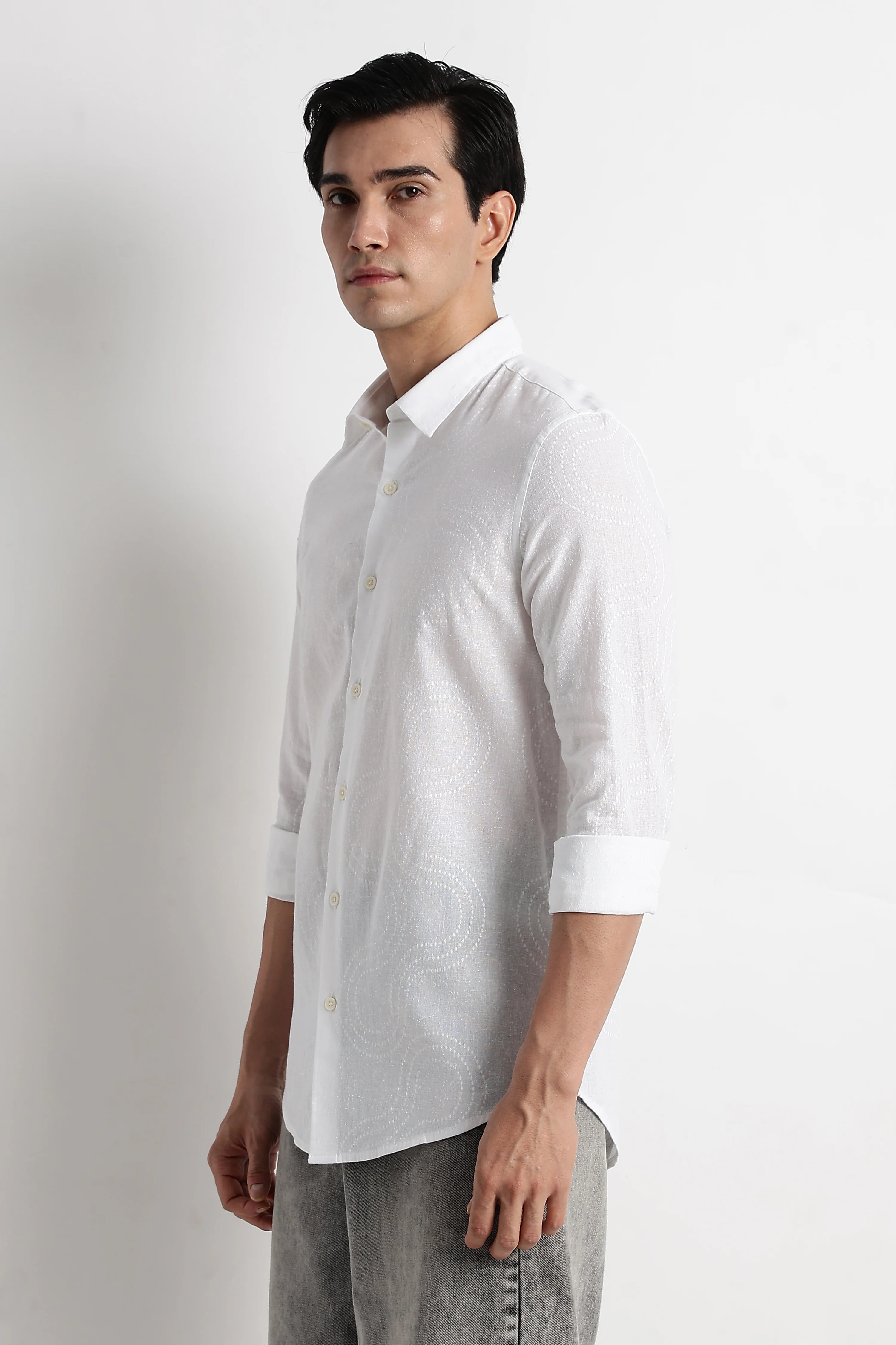Men Embroidered Shirt - Image 5
