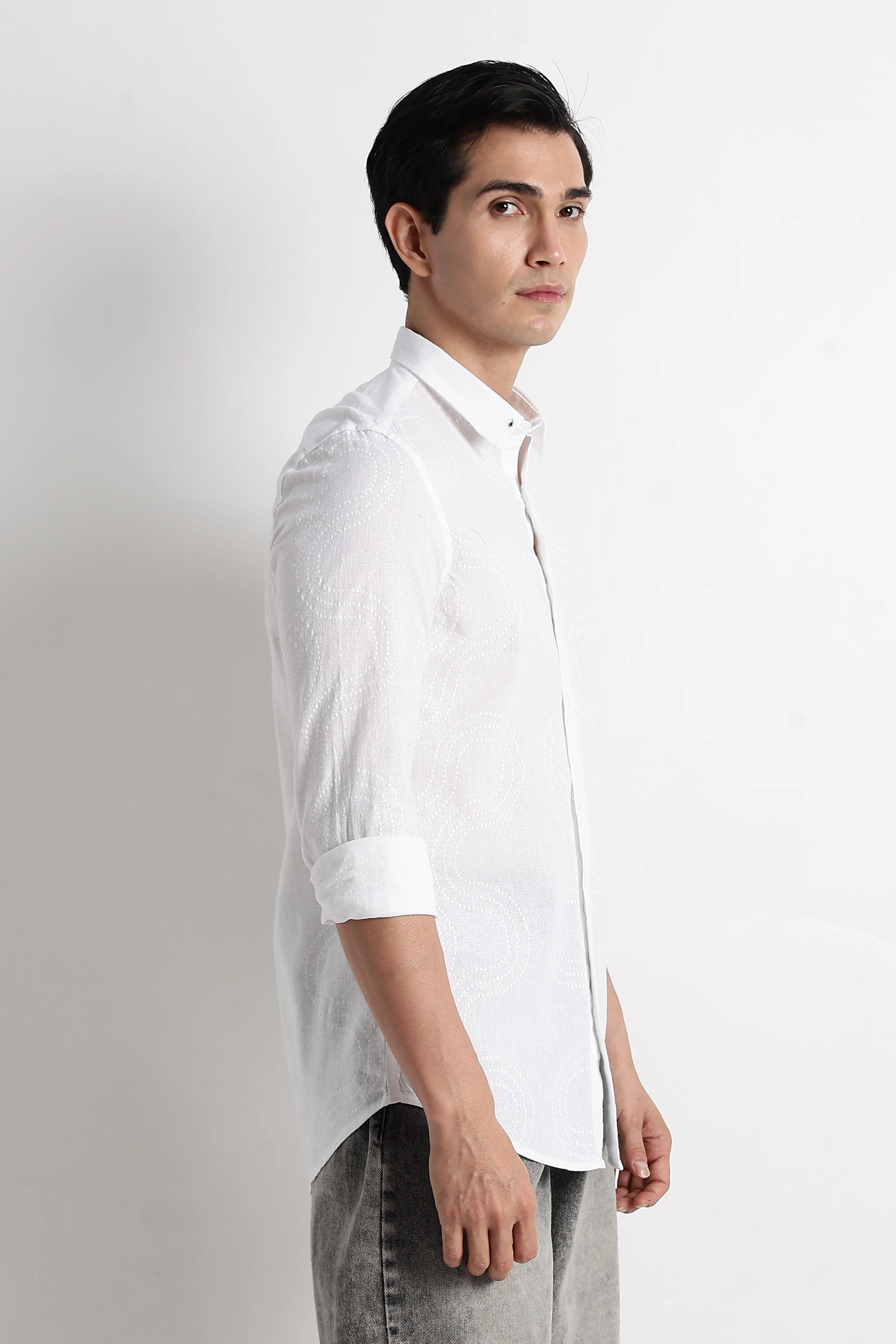 Men Embroidered Shirt - Image 6