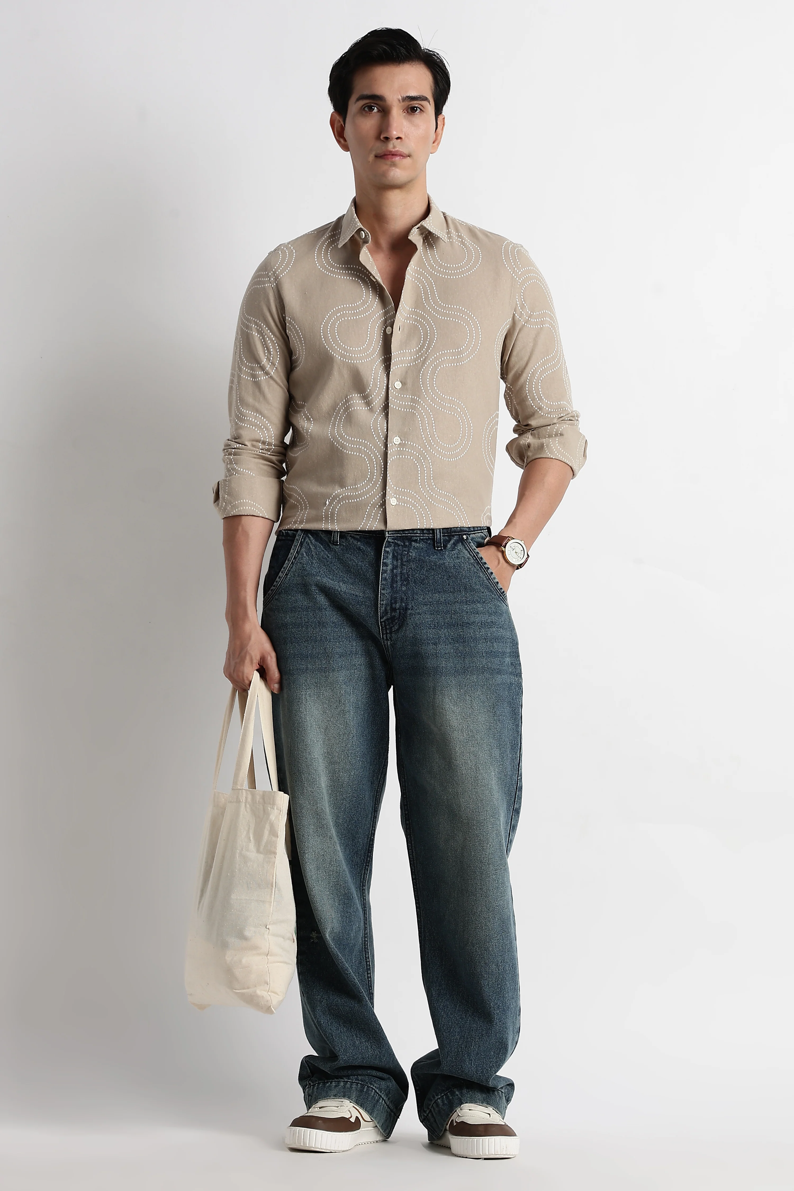 Men Embroidered Shirt - Image 8
