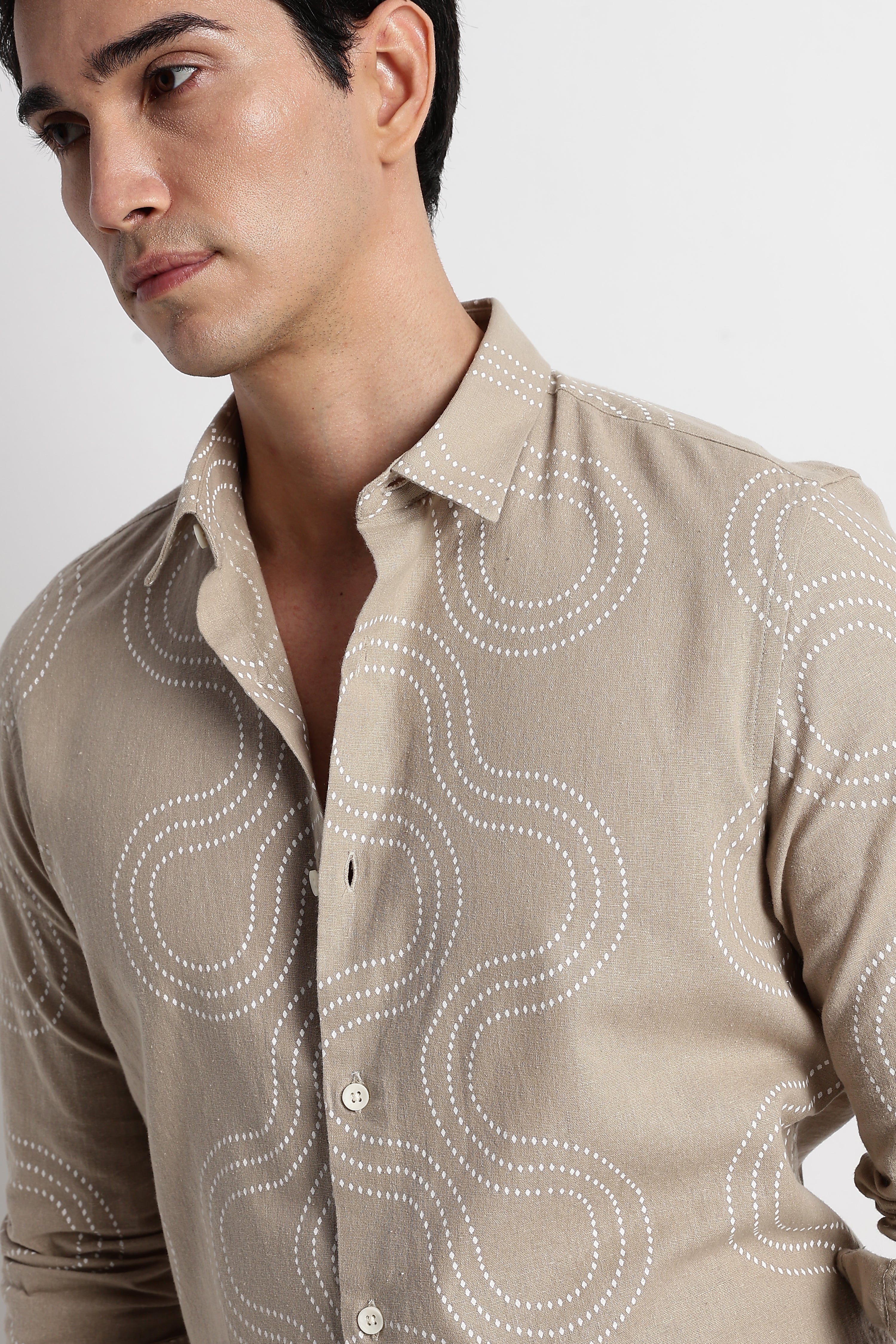 Men Embroidered Shirt - Image 9