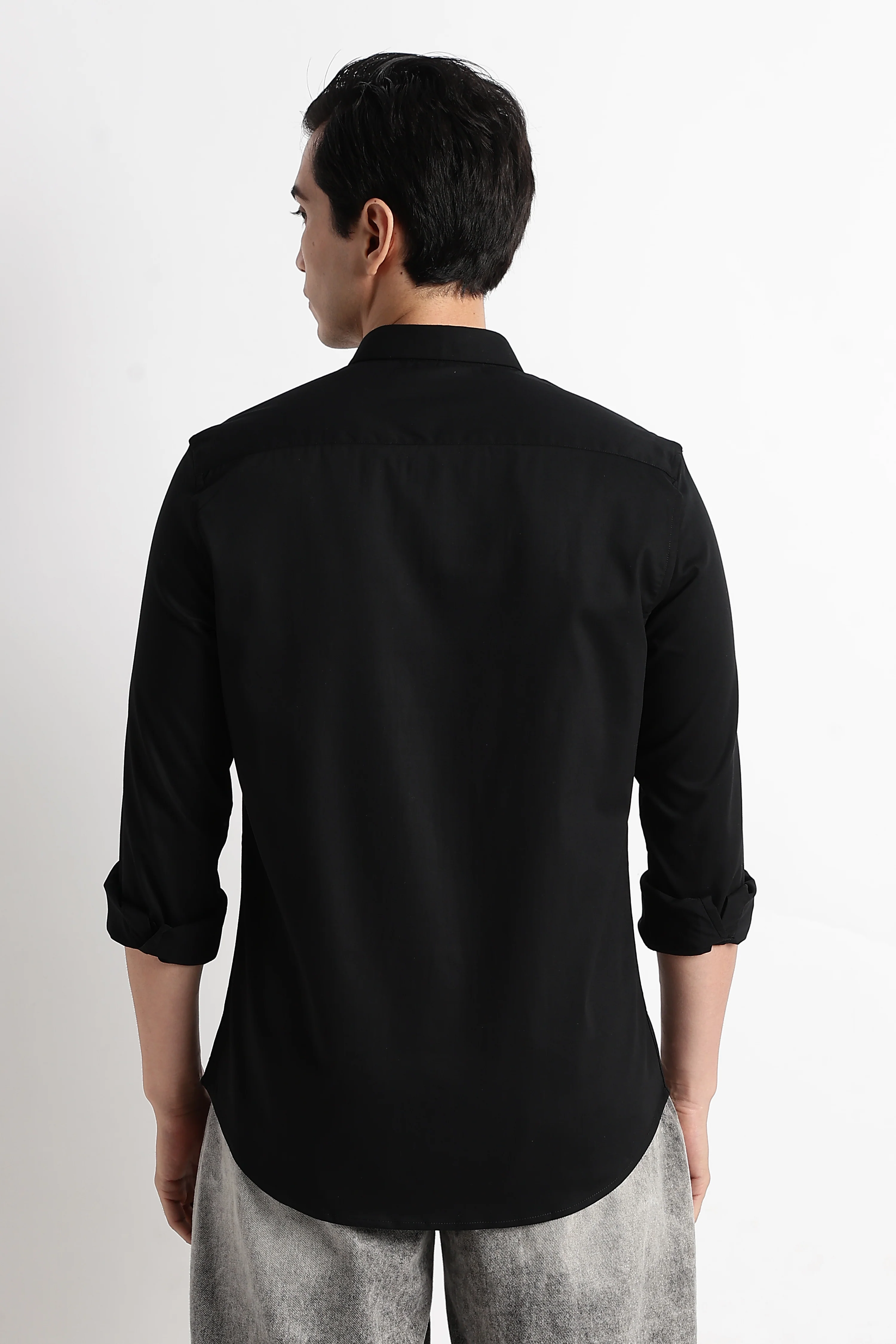 Men Essential Poly-Lycra Shirt - Image 2