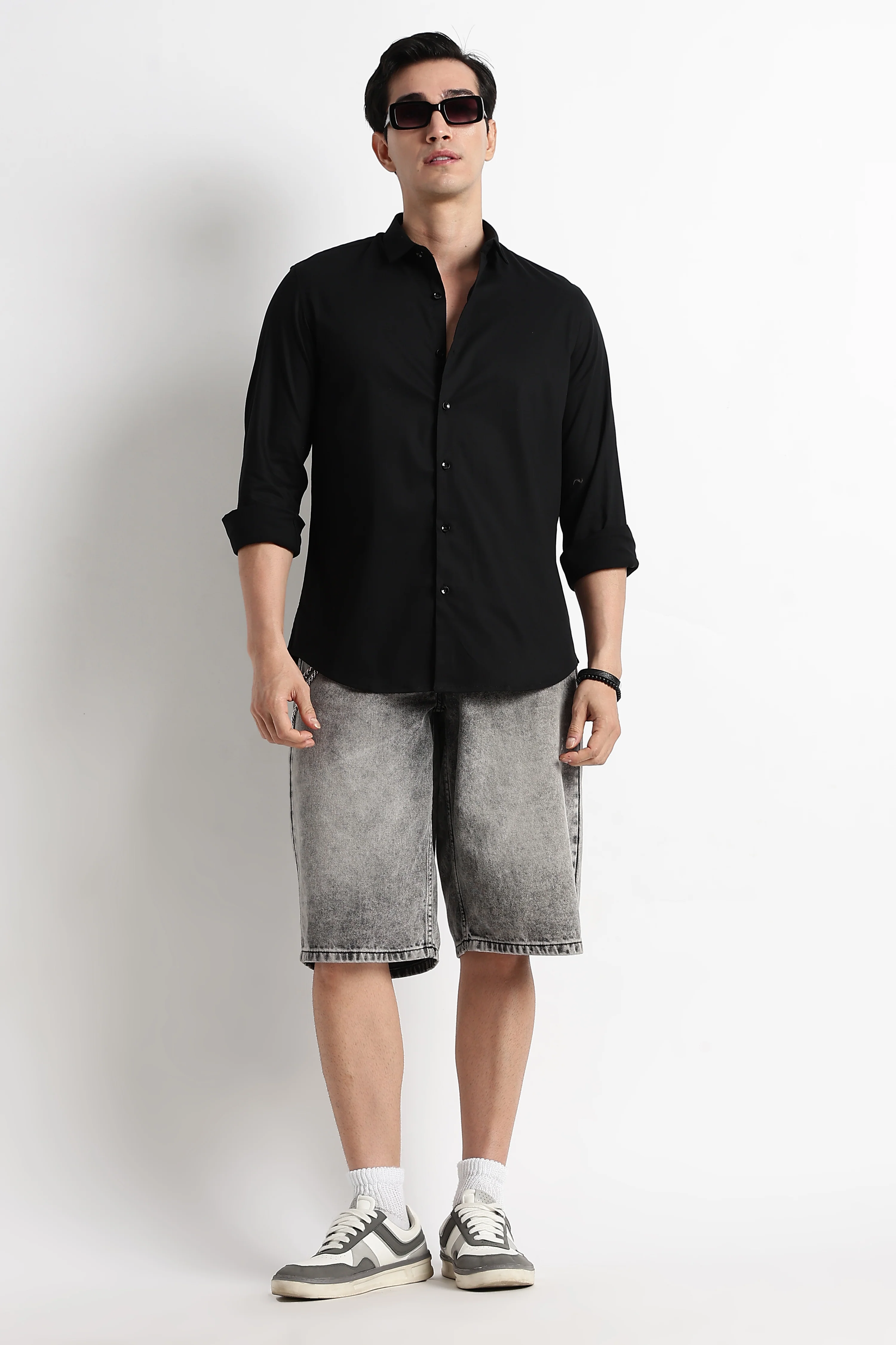 Men Essential Poly-Lycra Shirt - Image 4