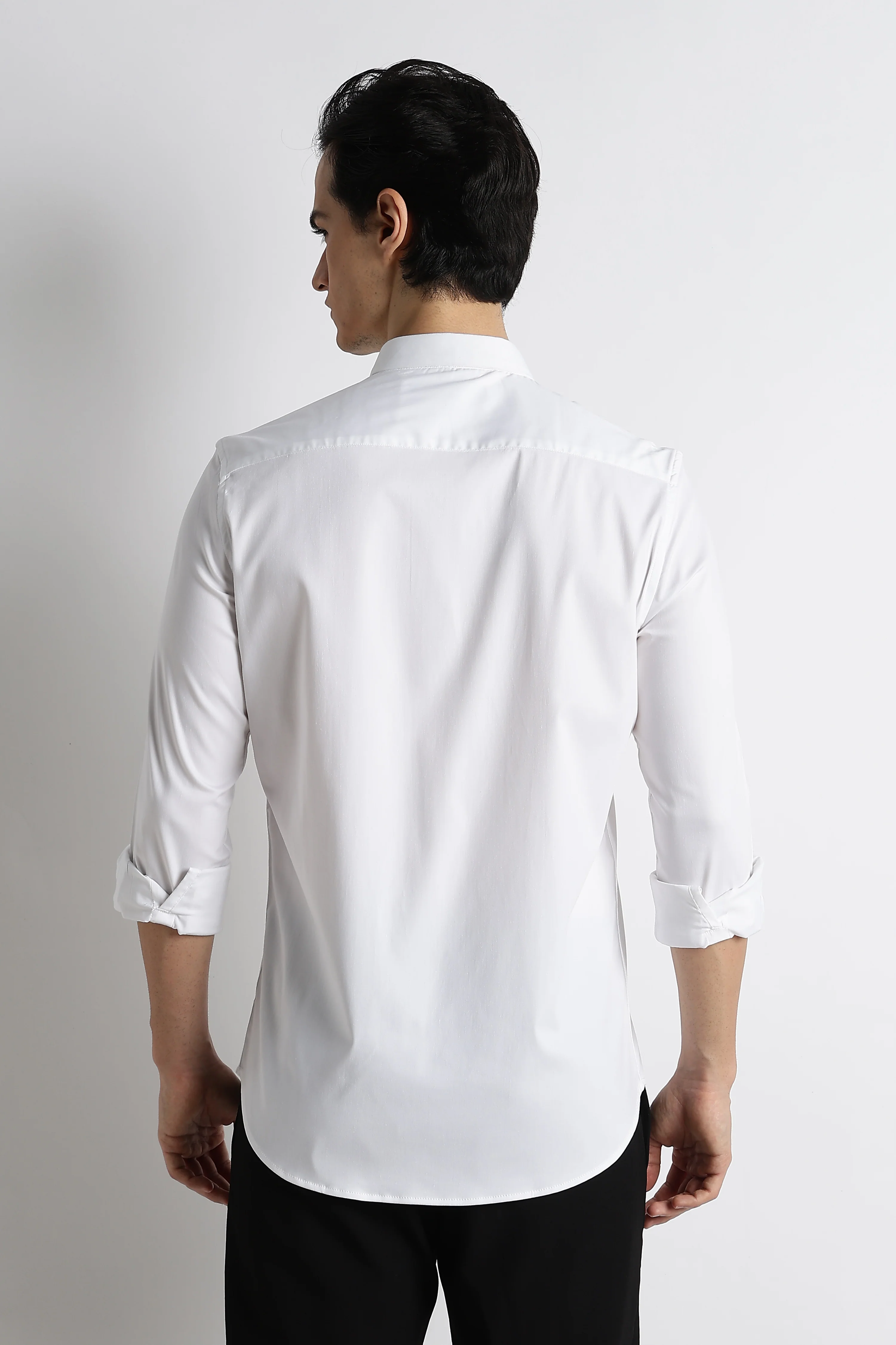Men Essential Poly-Lycra Shirt - Image 10