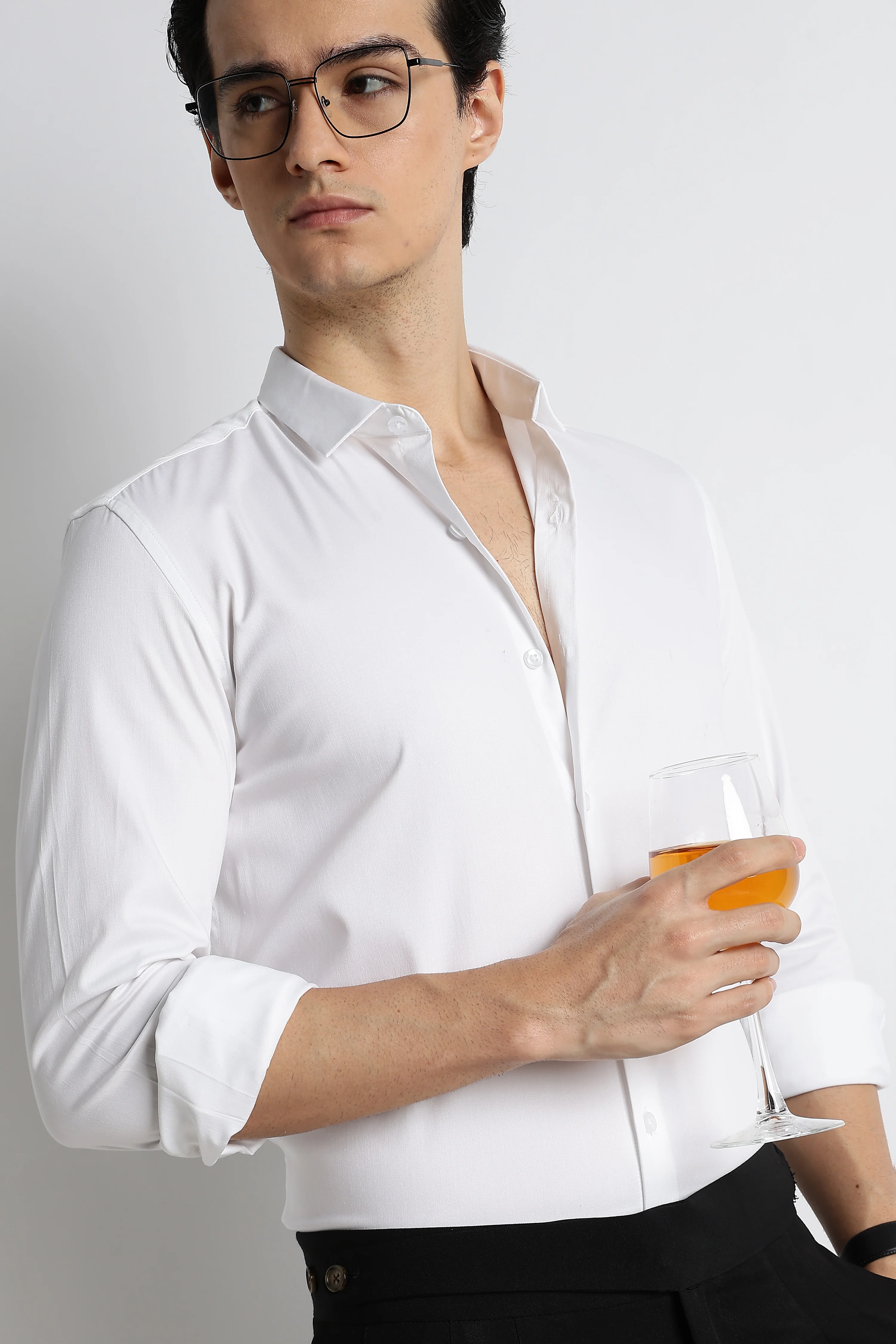 Men Essential Poly-Lycra Shirt - Image 8