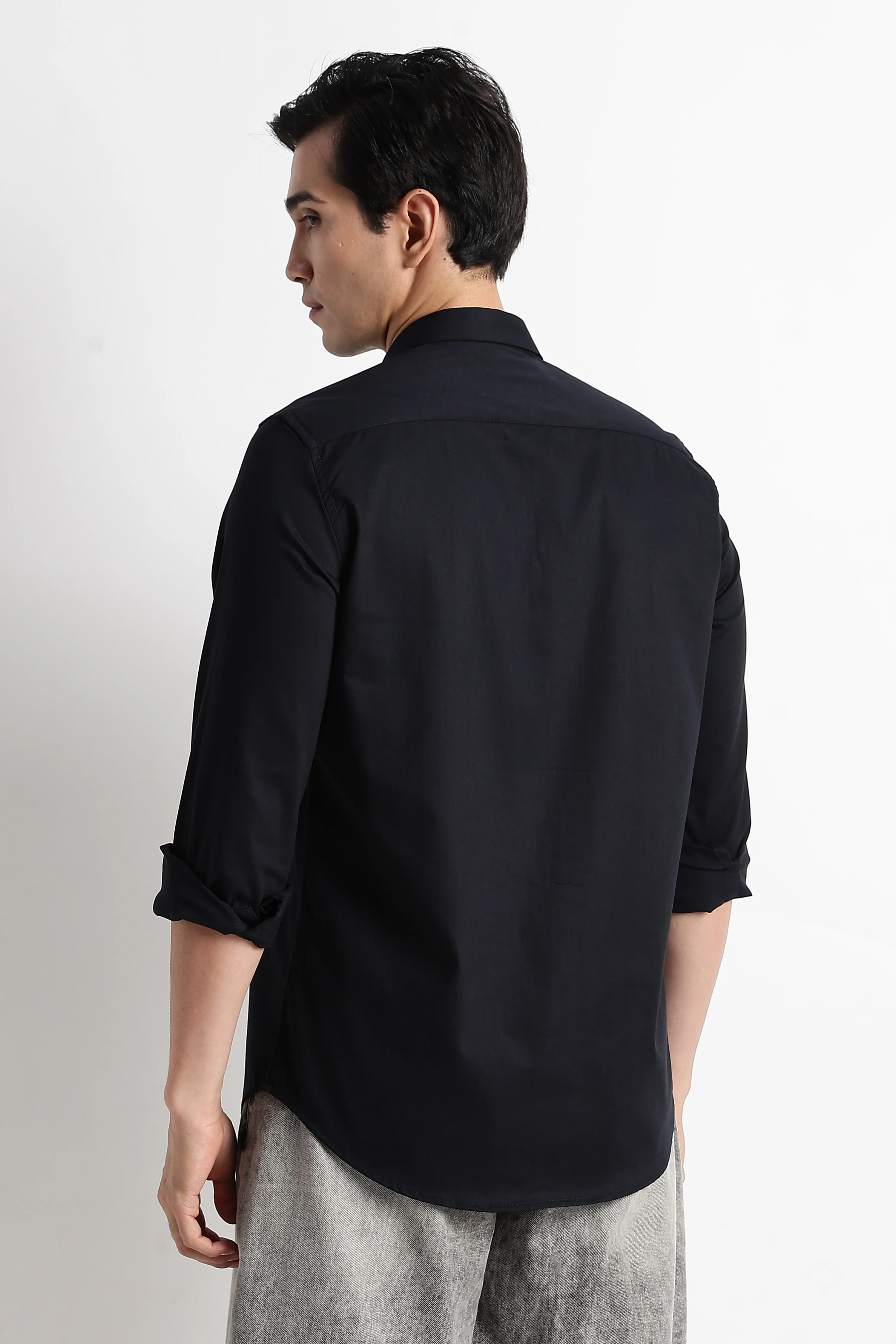 Men Essential Poly-Lycra Shirt - Image 6