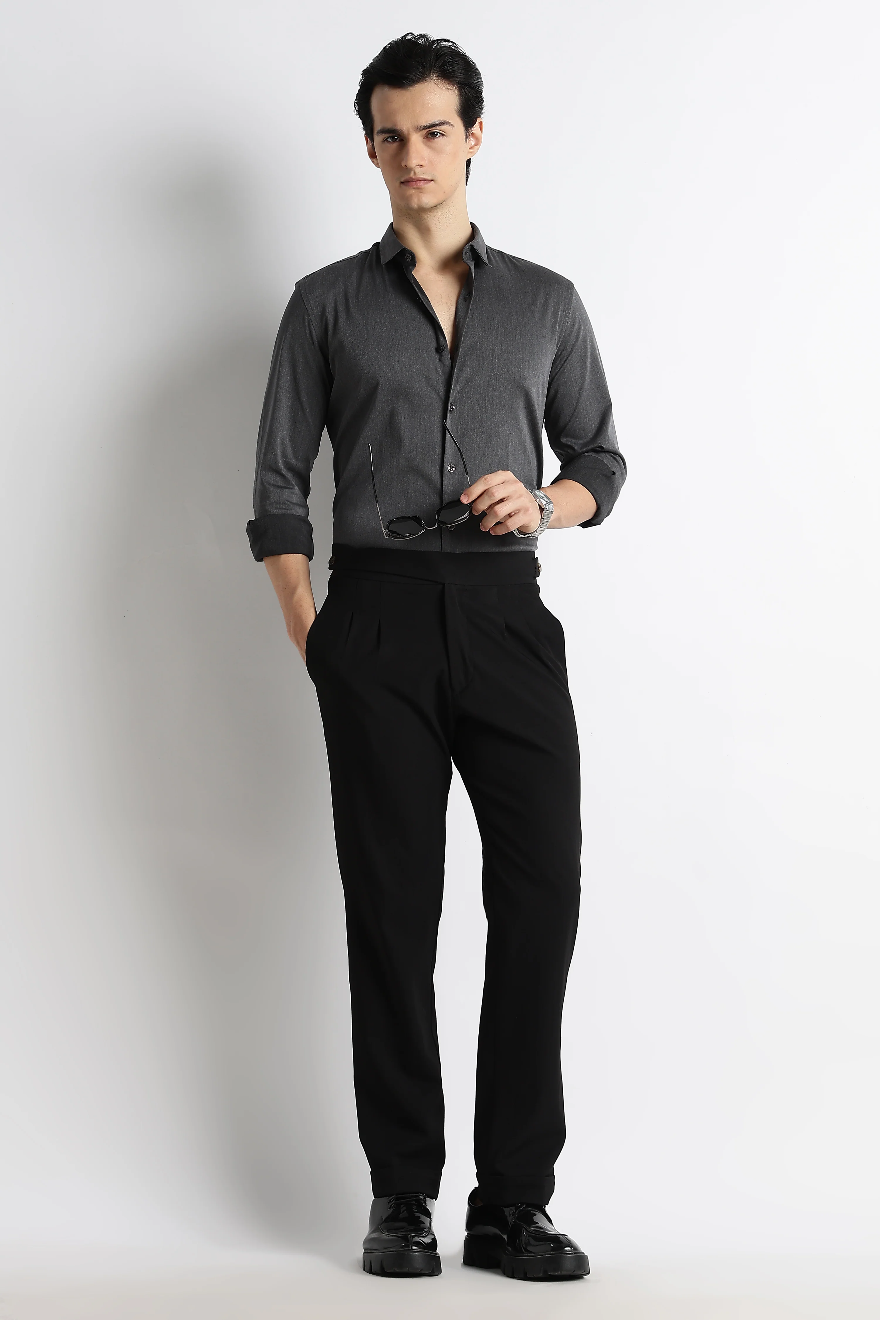 Men Essential Poly-Lycra Shirt - Image 6