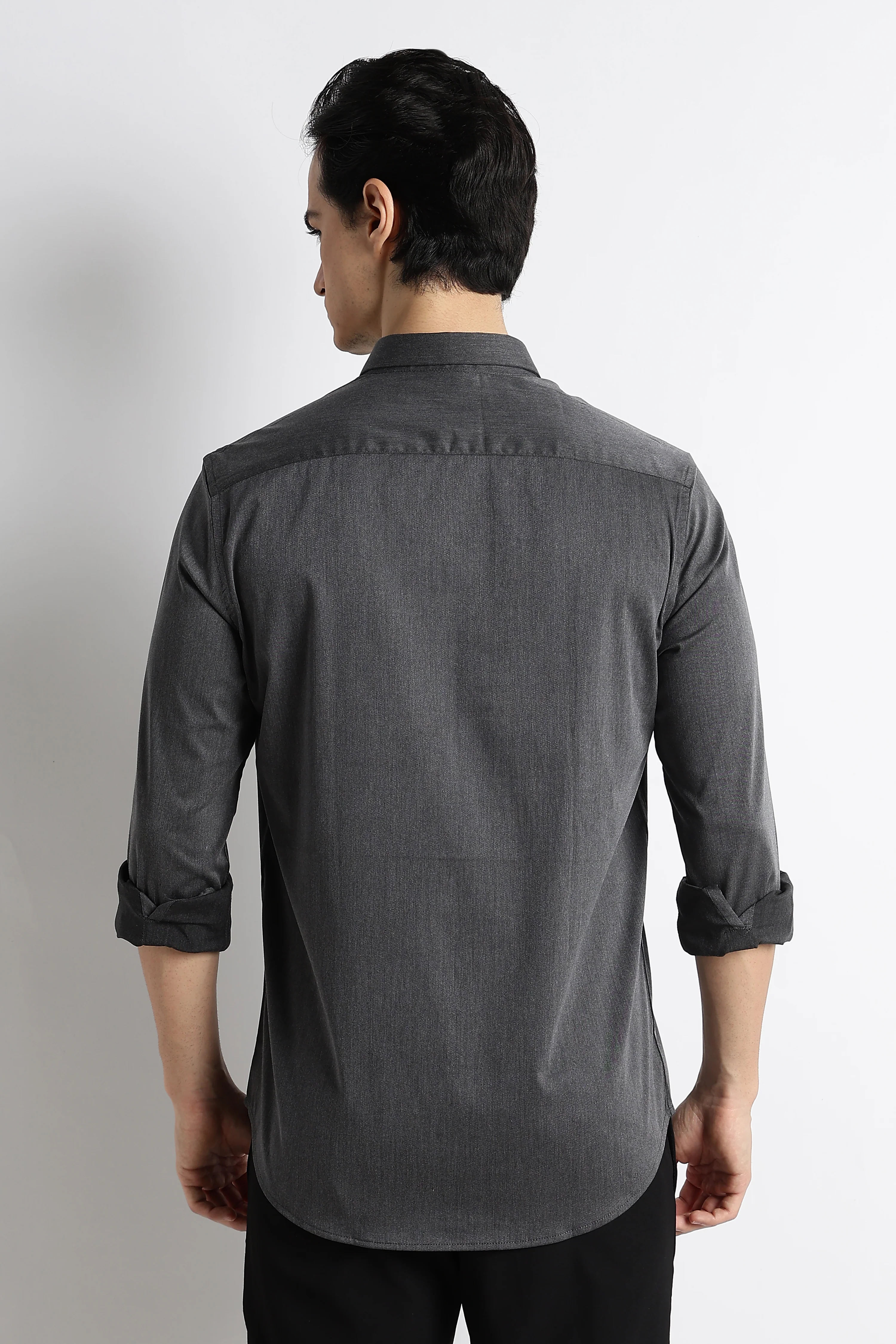 Men Essential Poly-Lycra Shirt - Image 8