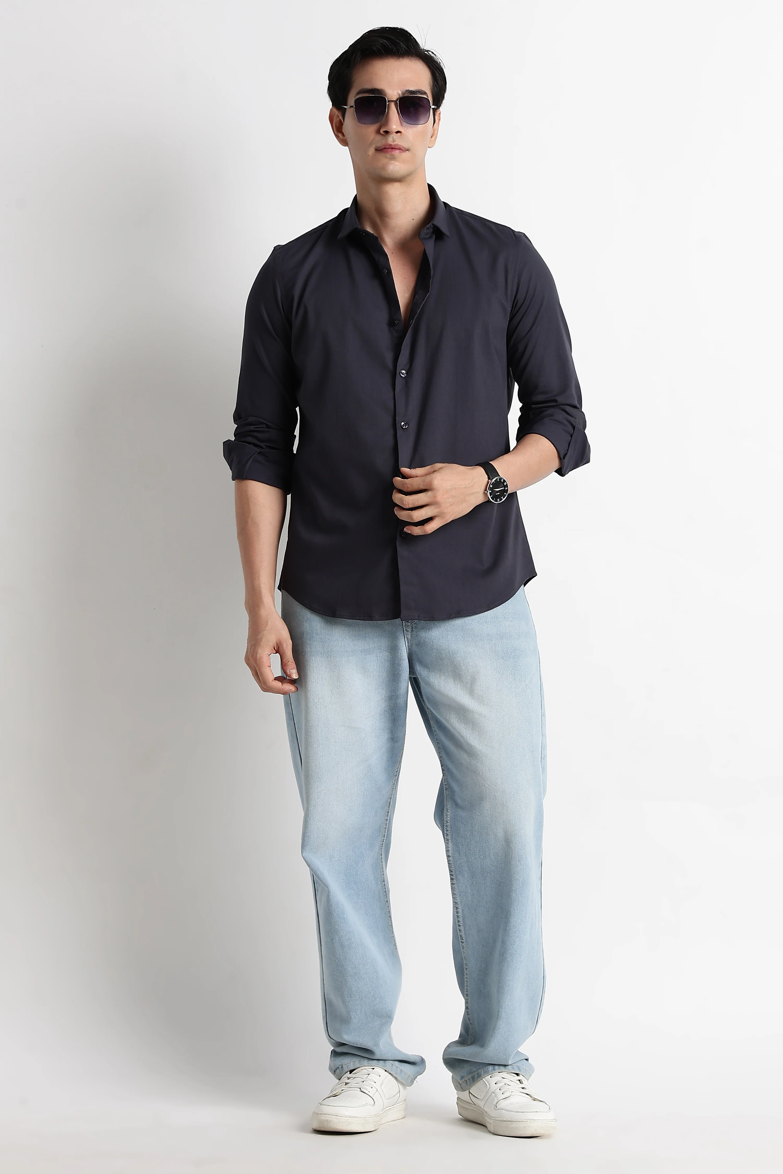 Men Essential Poly-Lycra Shirt - Image 11
