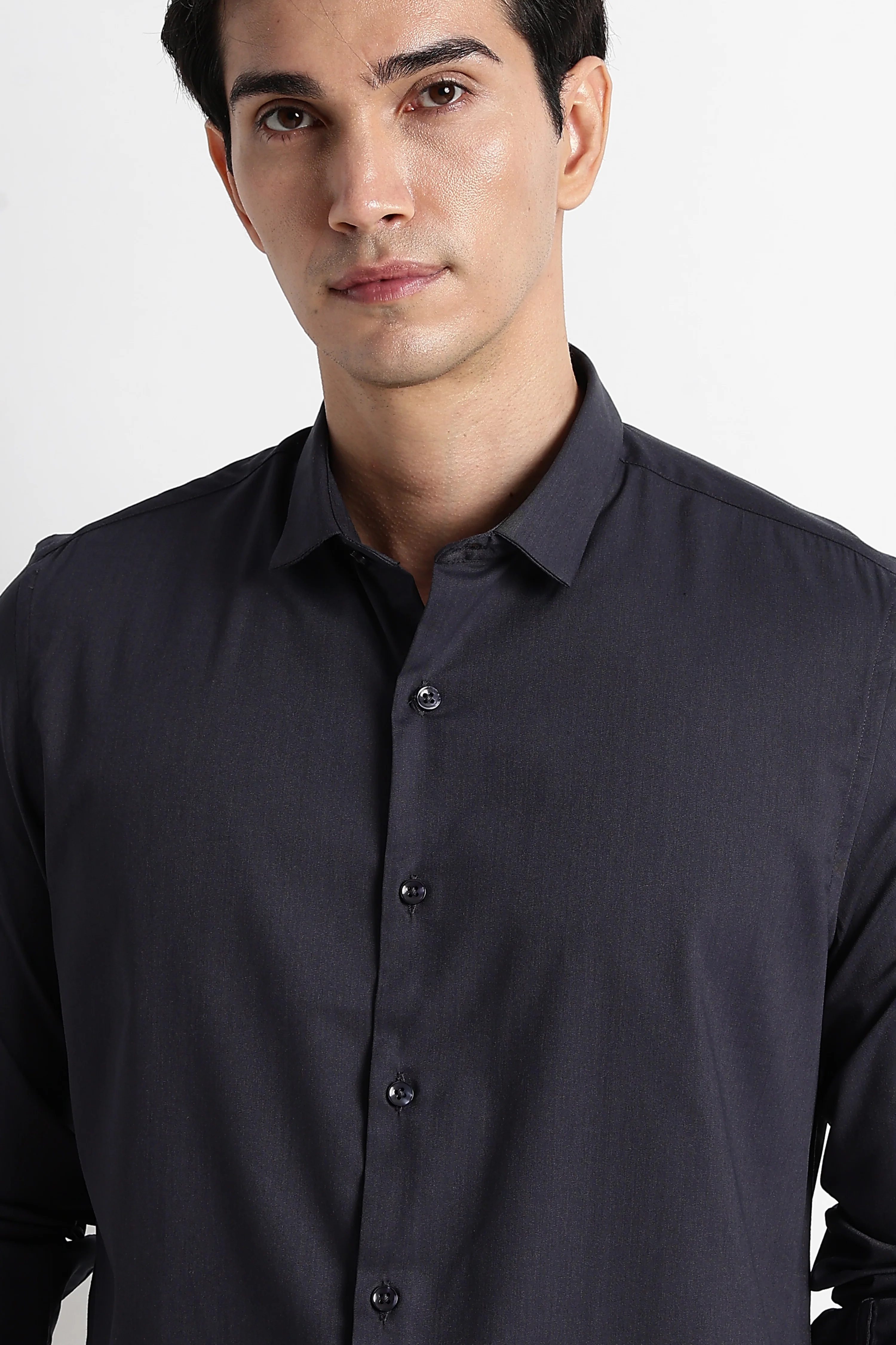 Men Essential Poly-Lycra Shirt - Image 2