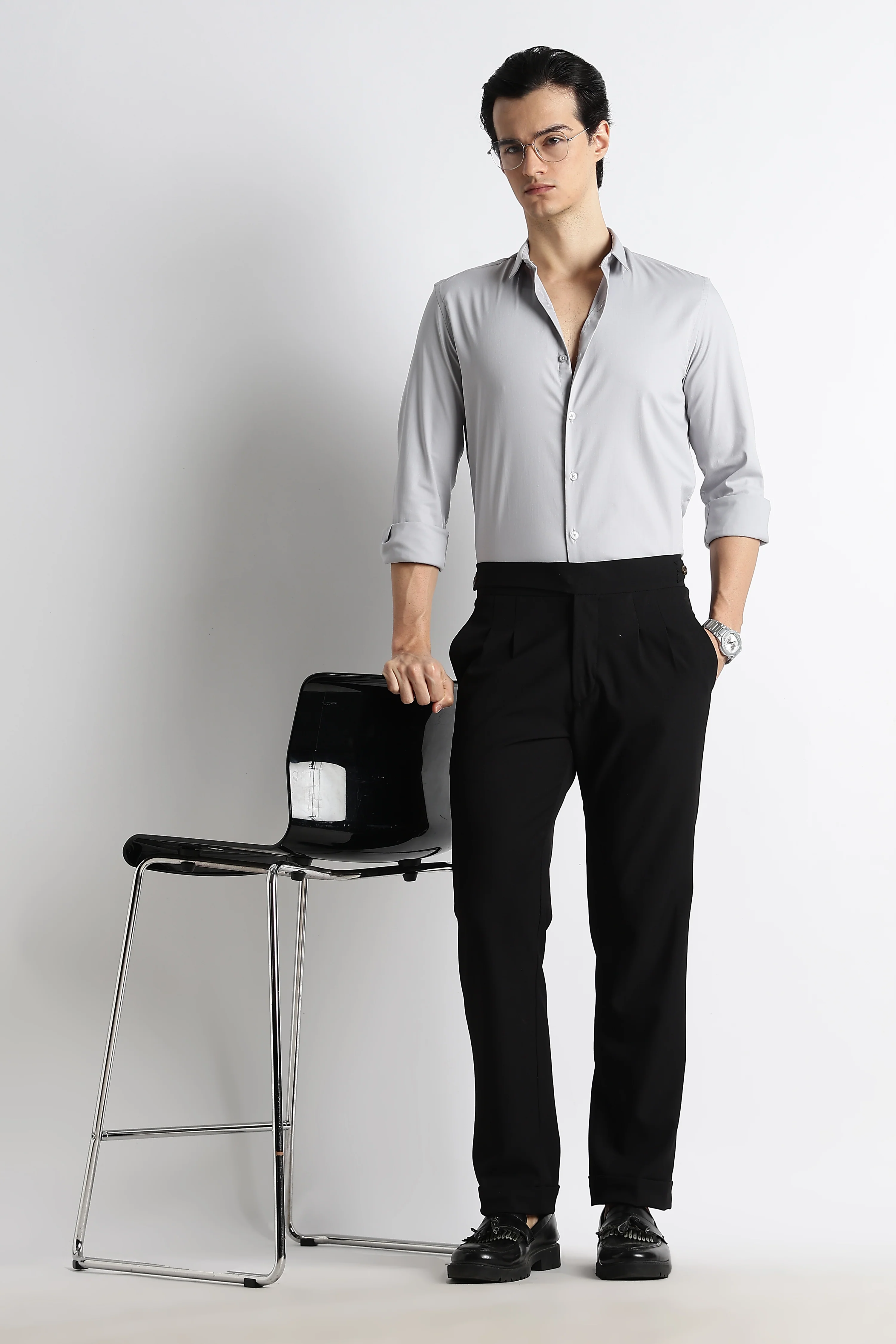 Men Essential Poly-Lycra Shirt