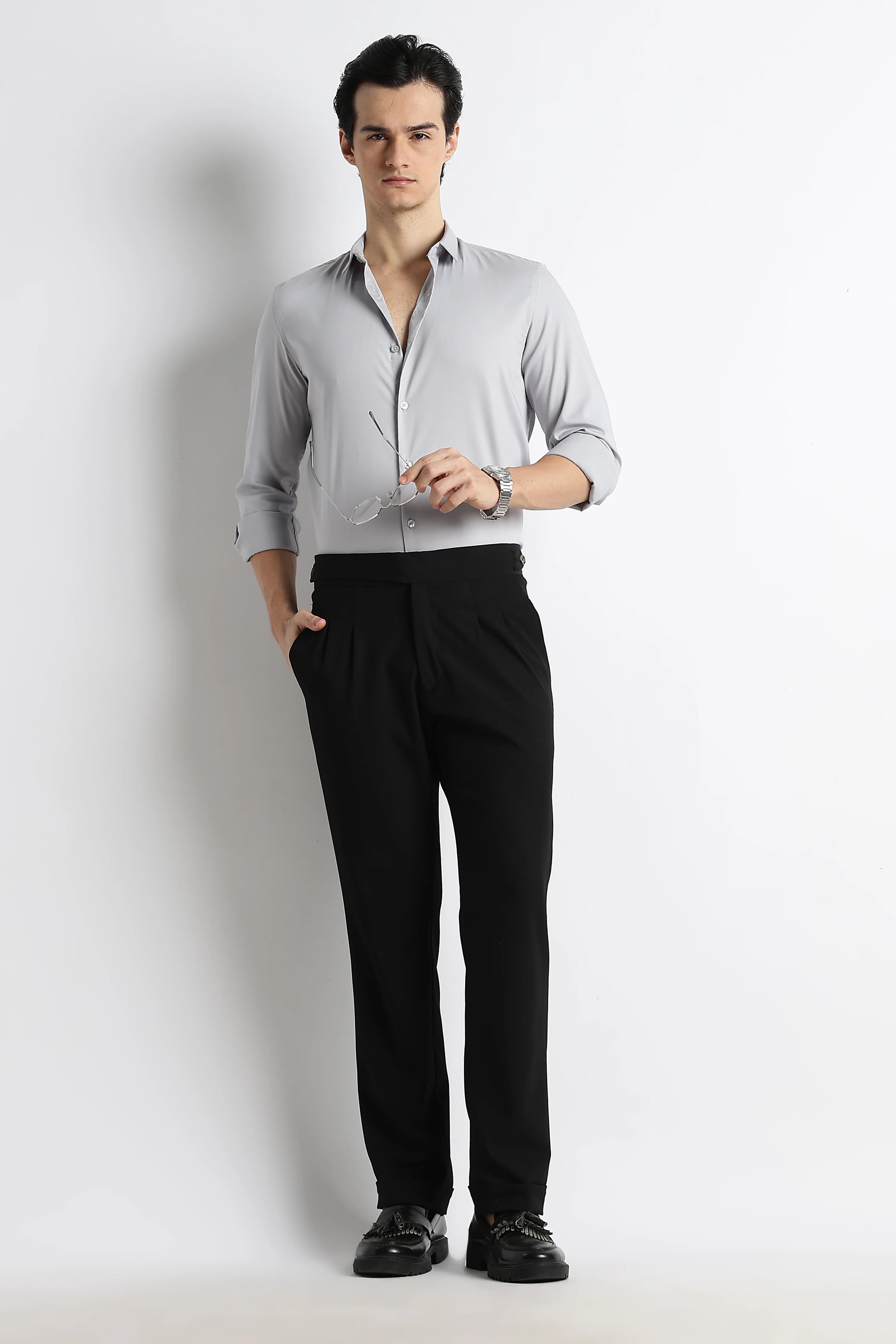 Men Essential Poly-Lycra Shirt - Image 11