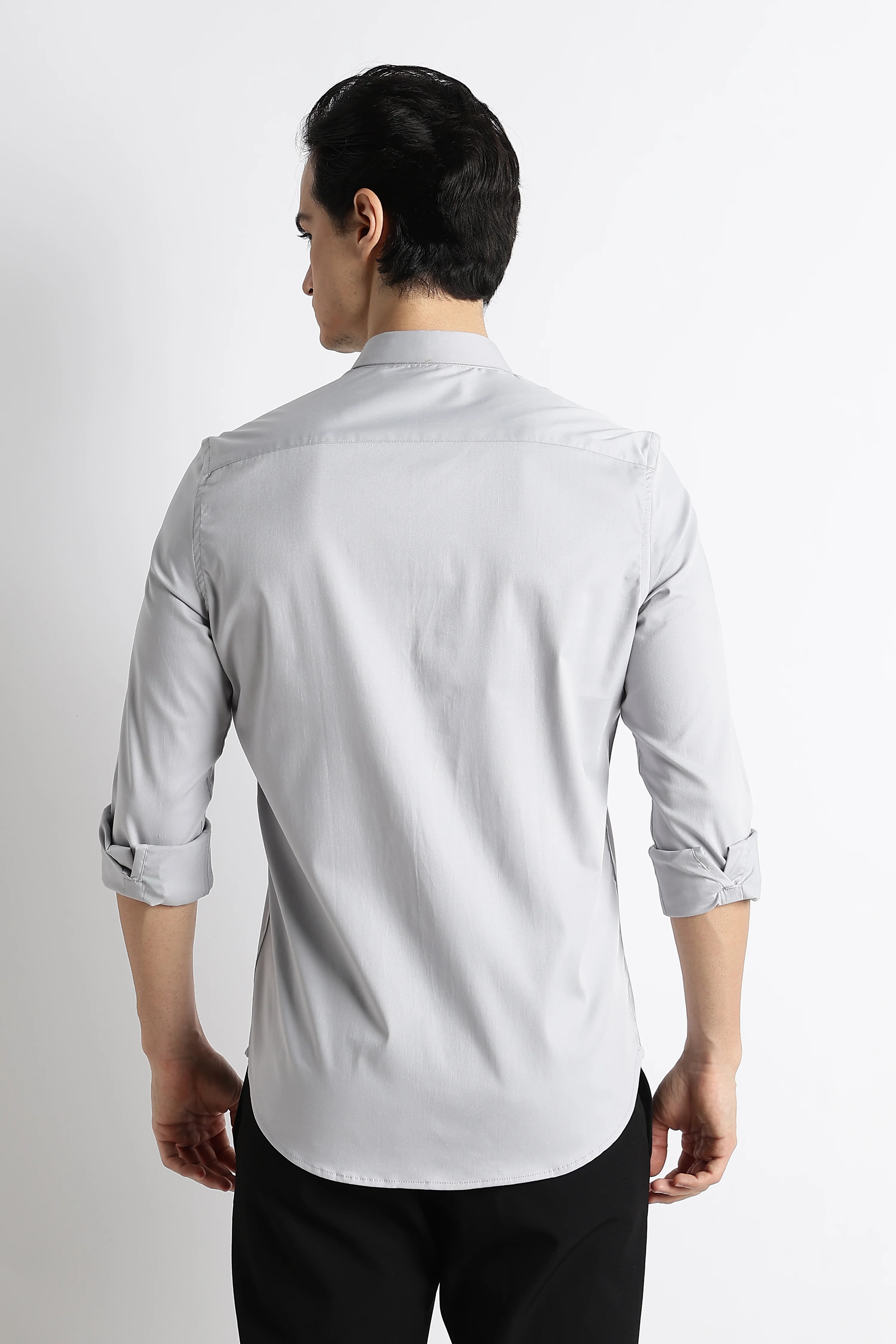 Men Essential Poly-Lycra Shirt - Image 4