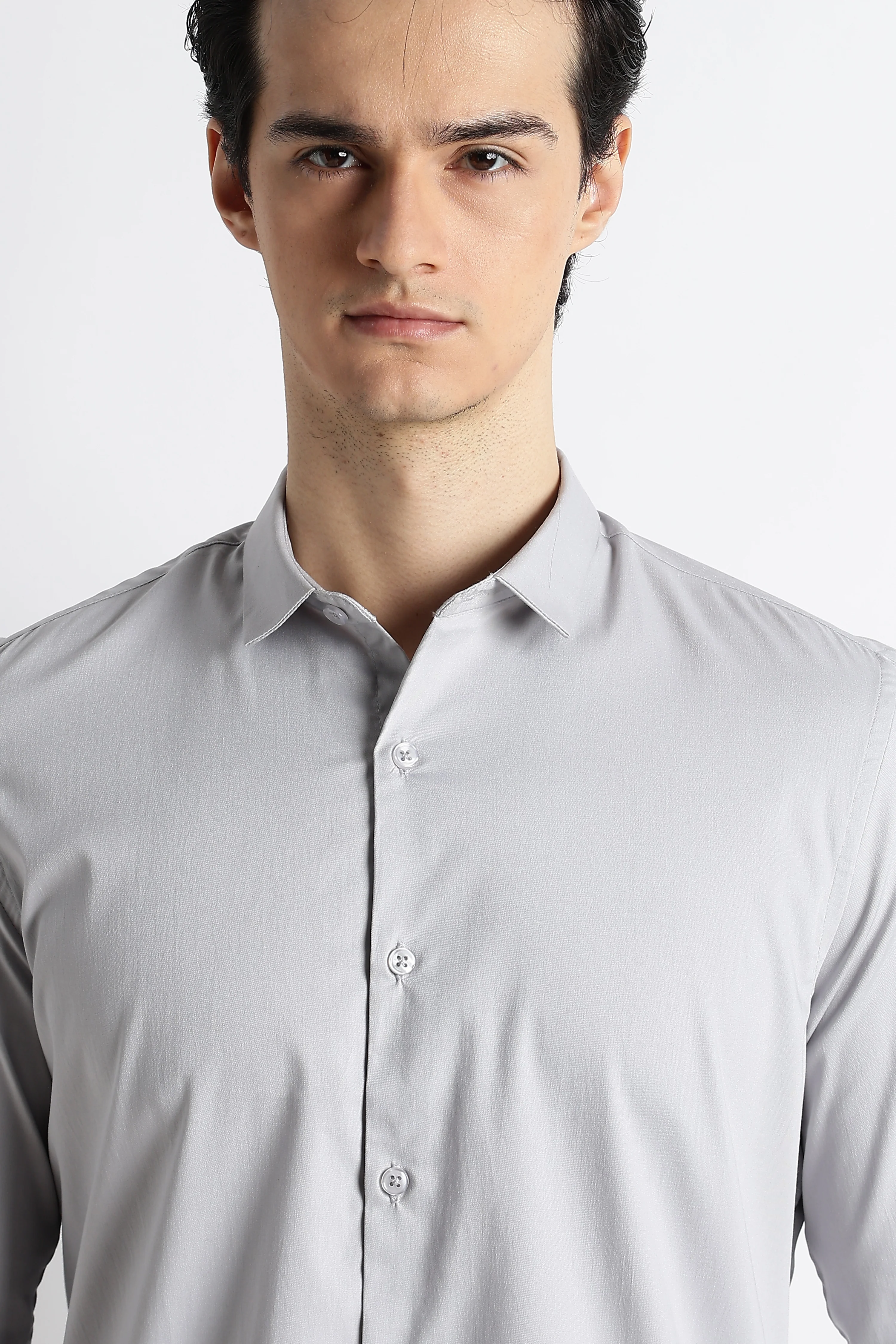 Men Essential Poly-Lycra Shirt - Image 6