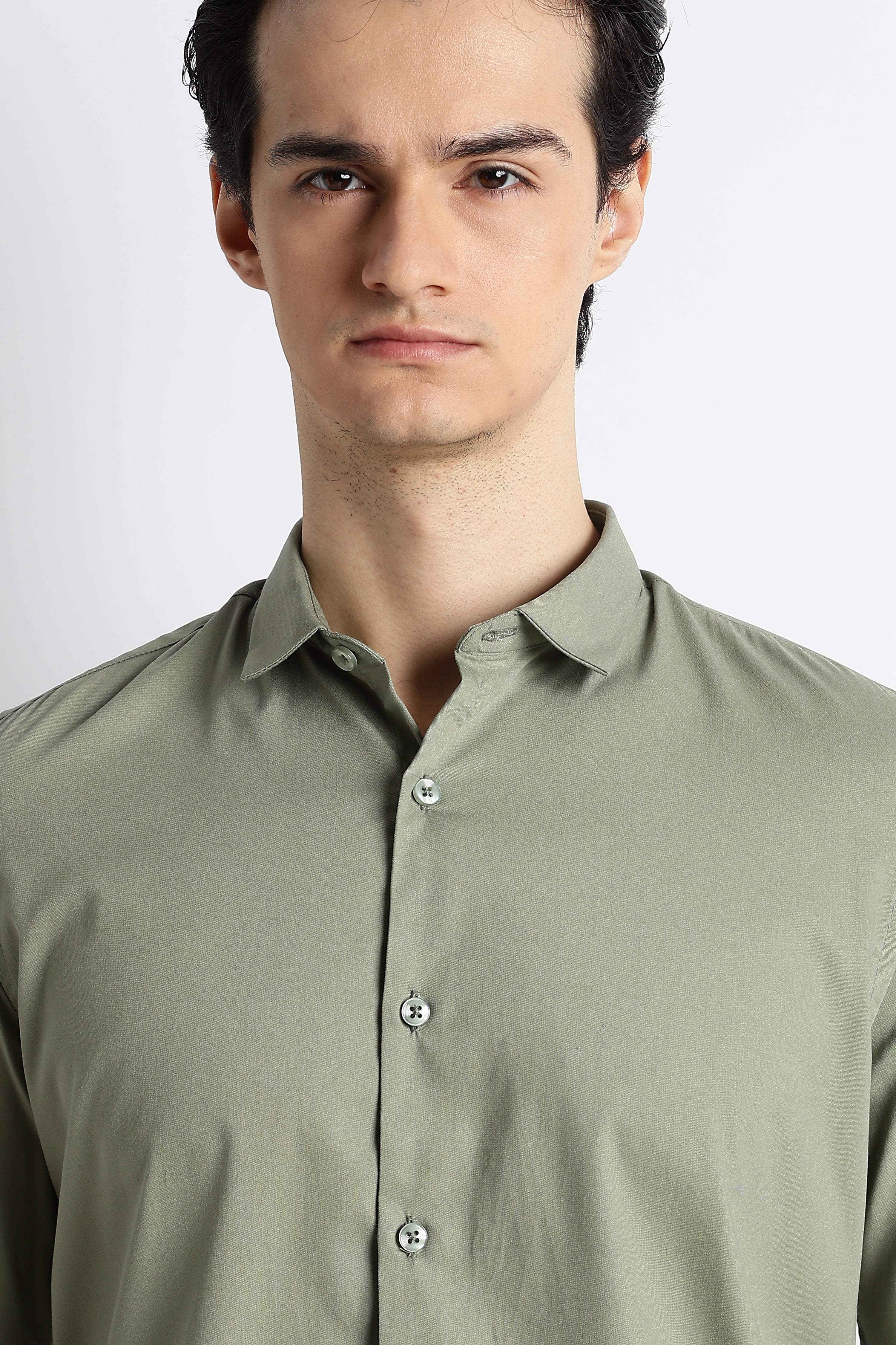 Men Essential Poly-Lycra Shirt - Image 10