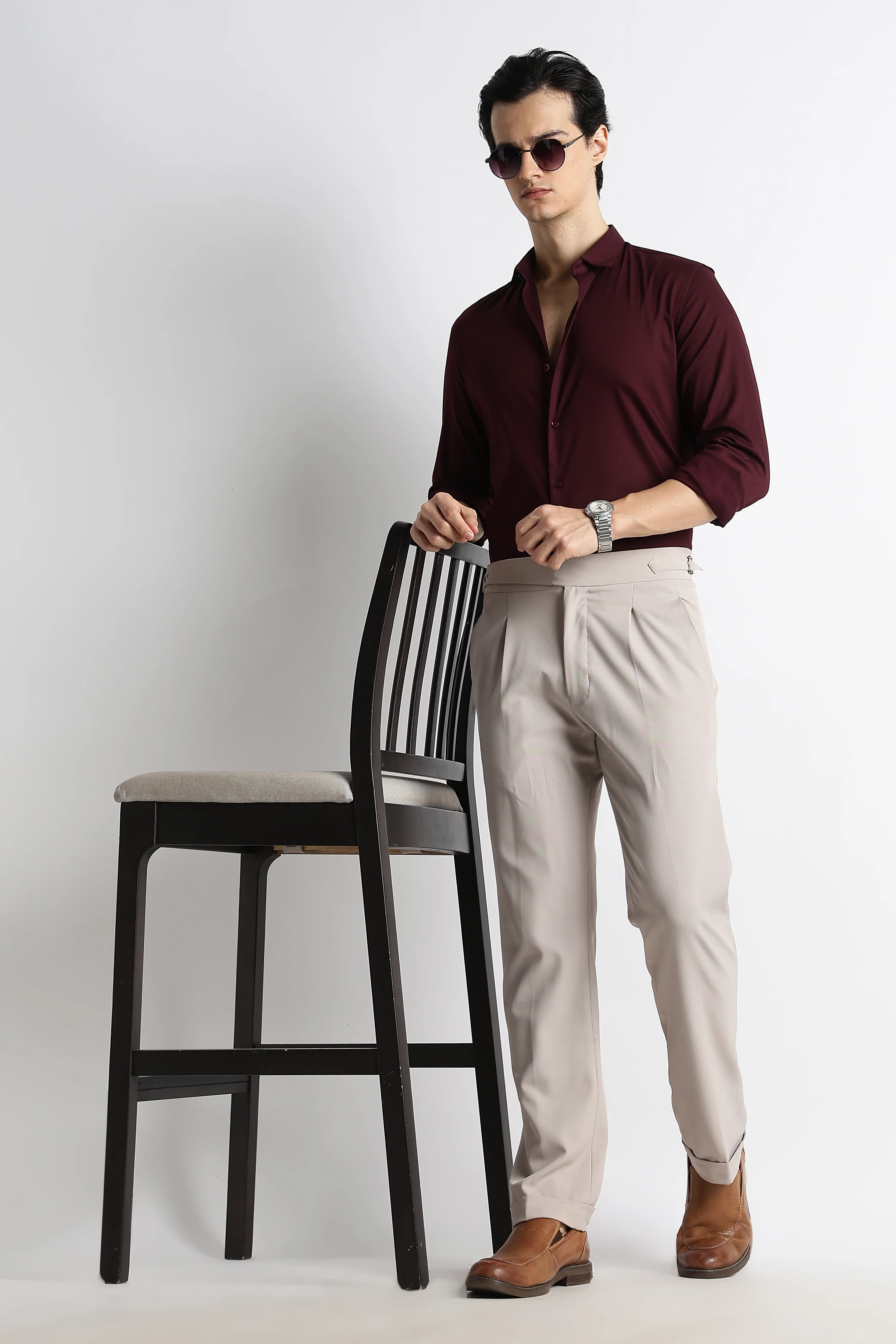 Men Essential Poly-Lycra Shirt