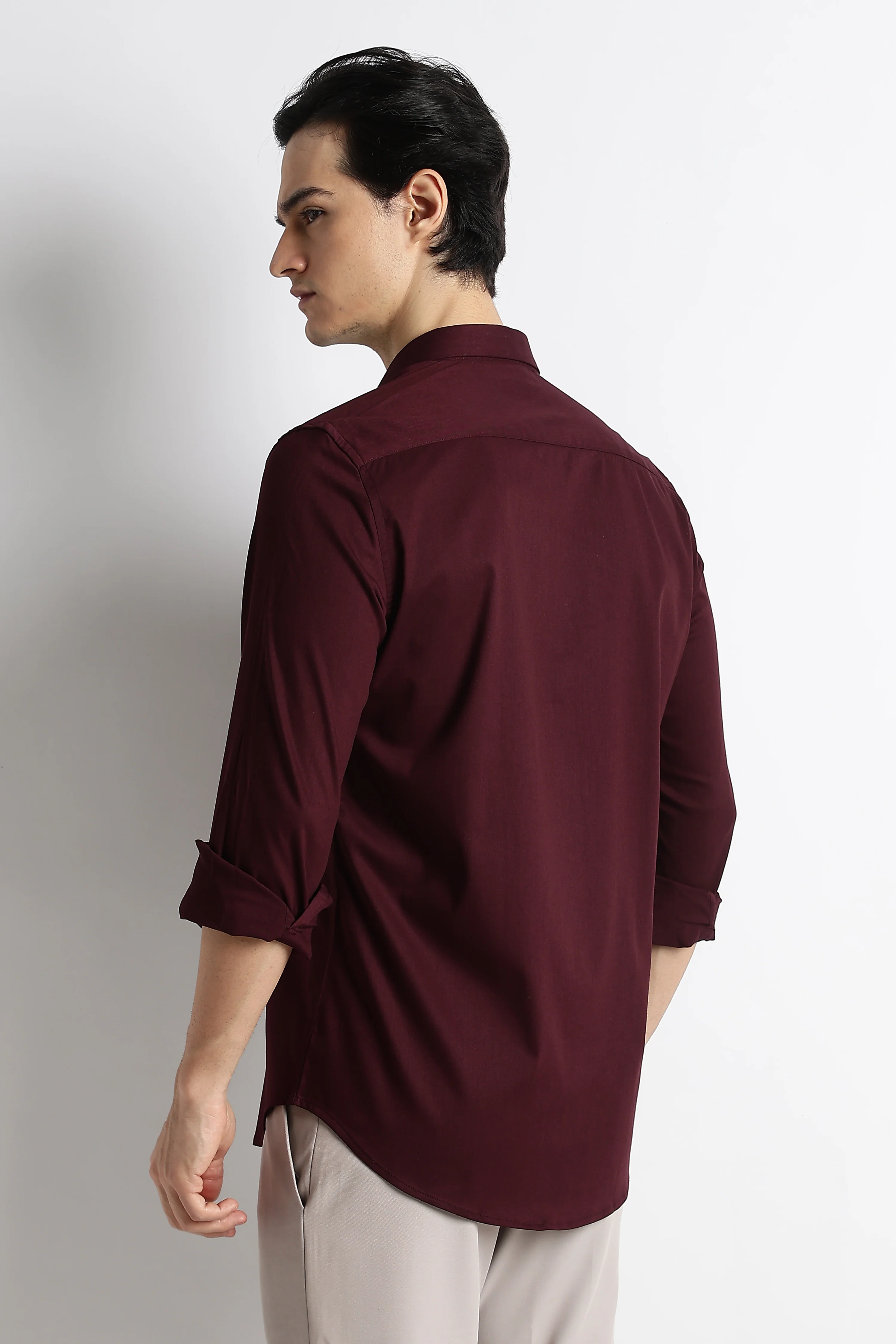 Men Essential Poly-Lycra Shirt - Image 10