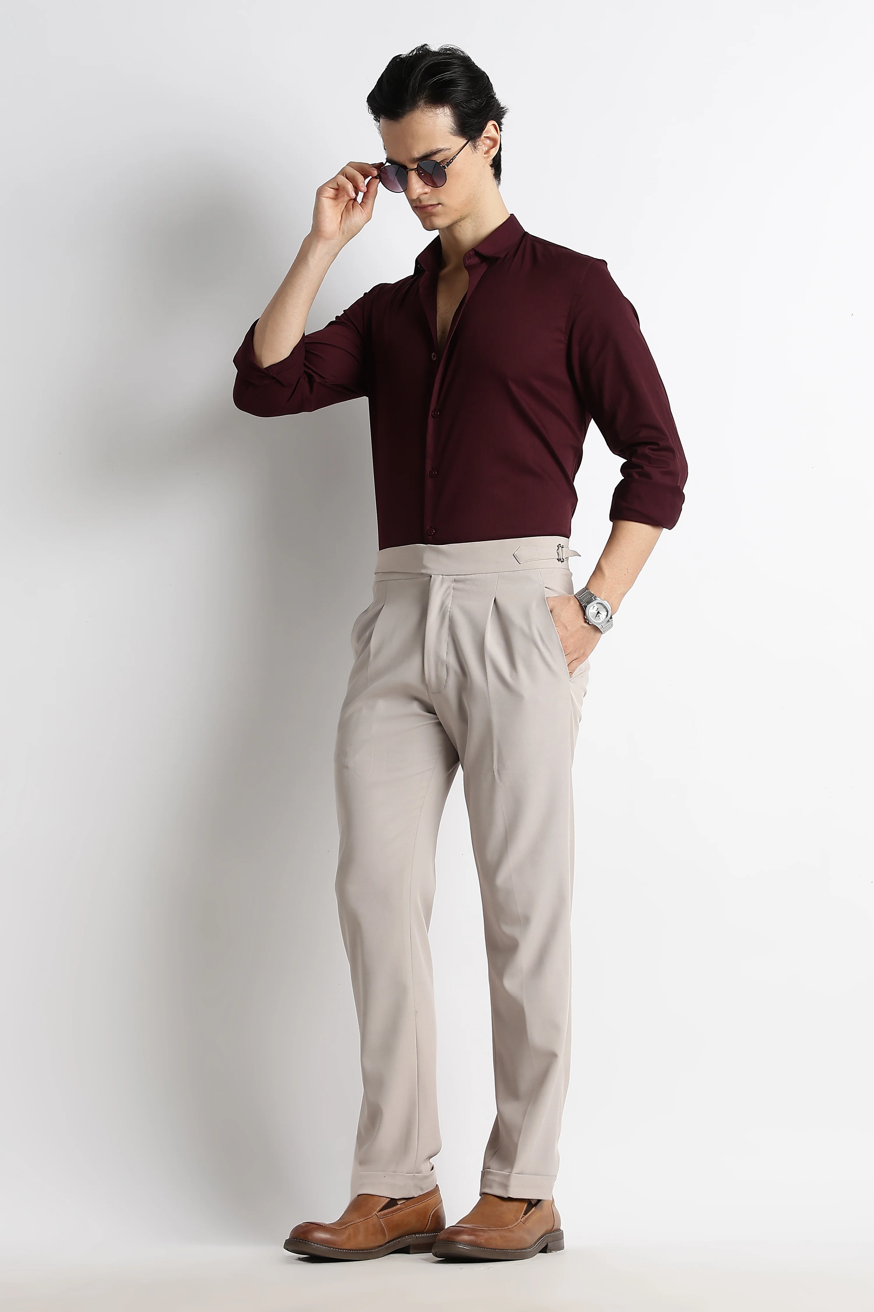 Men Essential Poly-Lycra Shirt - Image 2