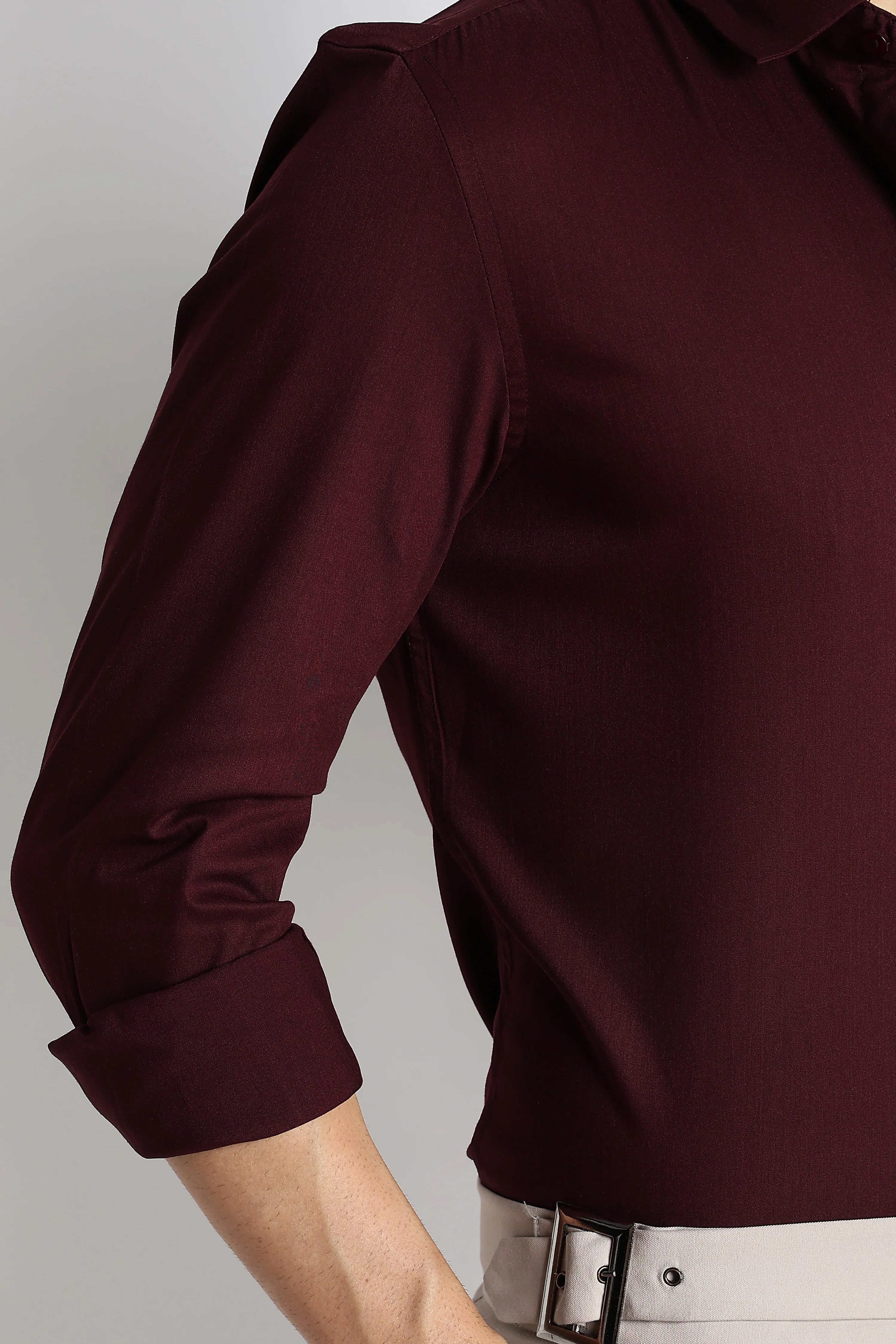 Men Essential Poly-Lycra Shirt - Image 3
