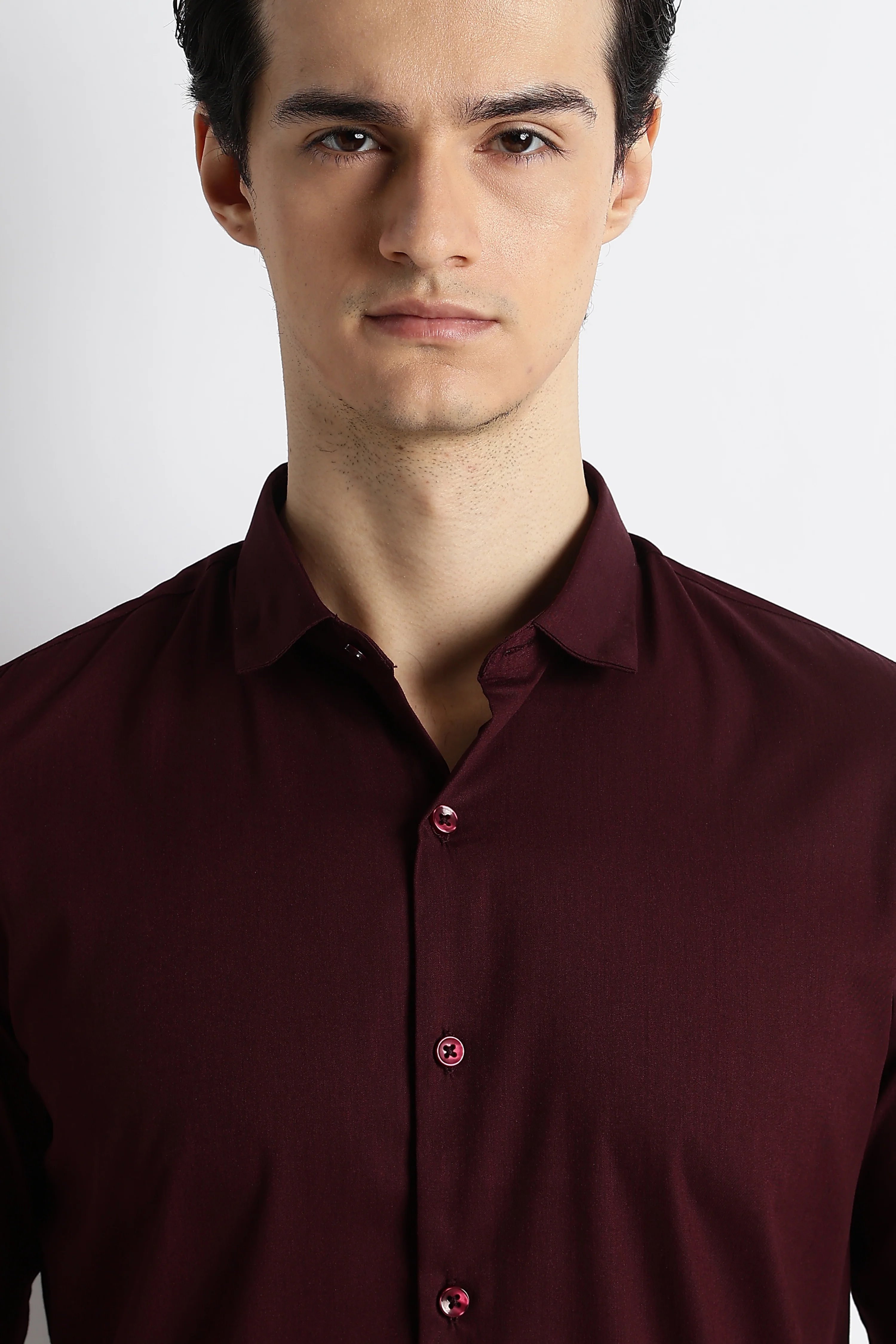 Men Essential Poly-Lycra Shirt - Image 5