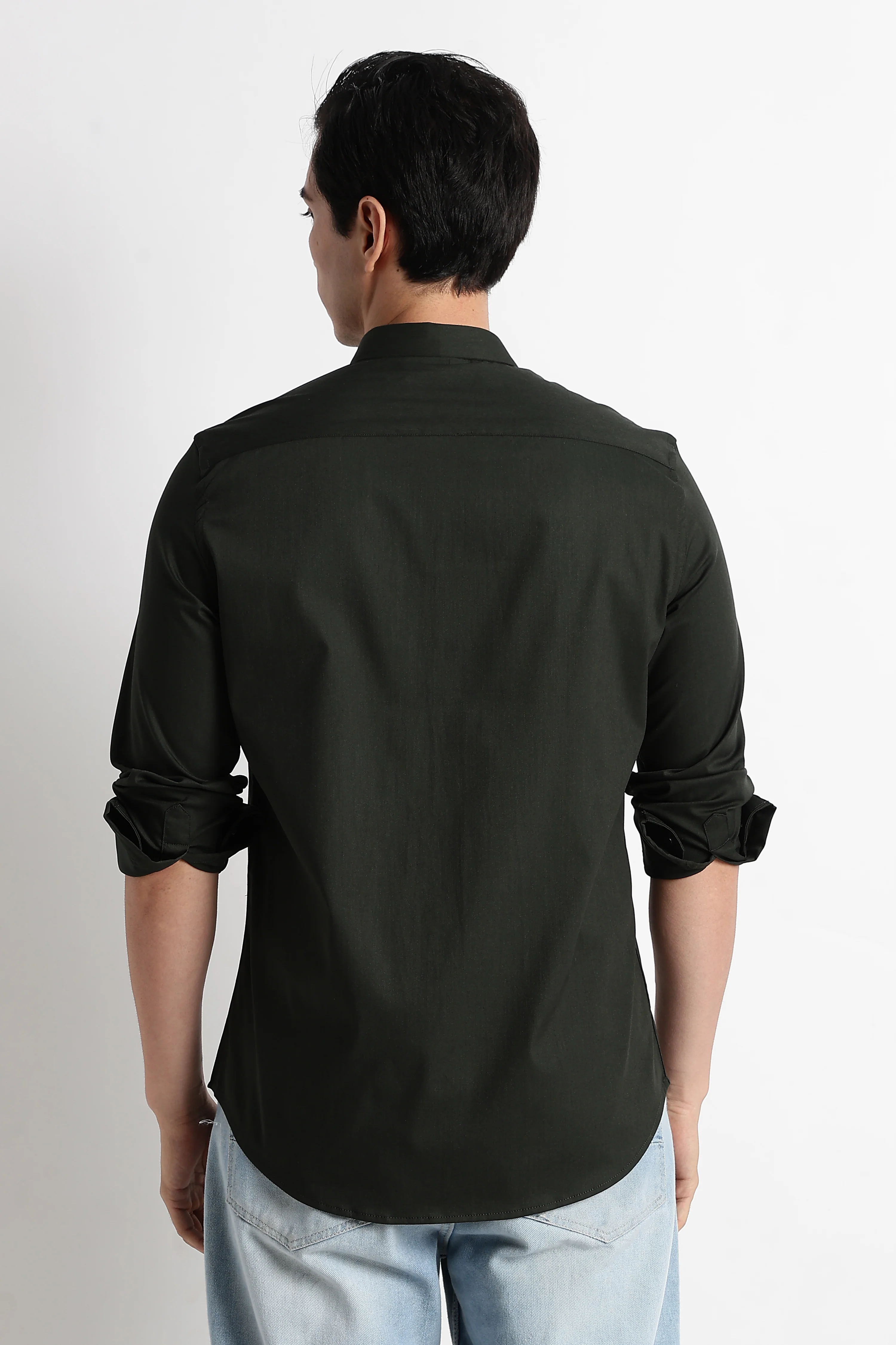 Men Essential Poly-Lycra Shirt - Image 2