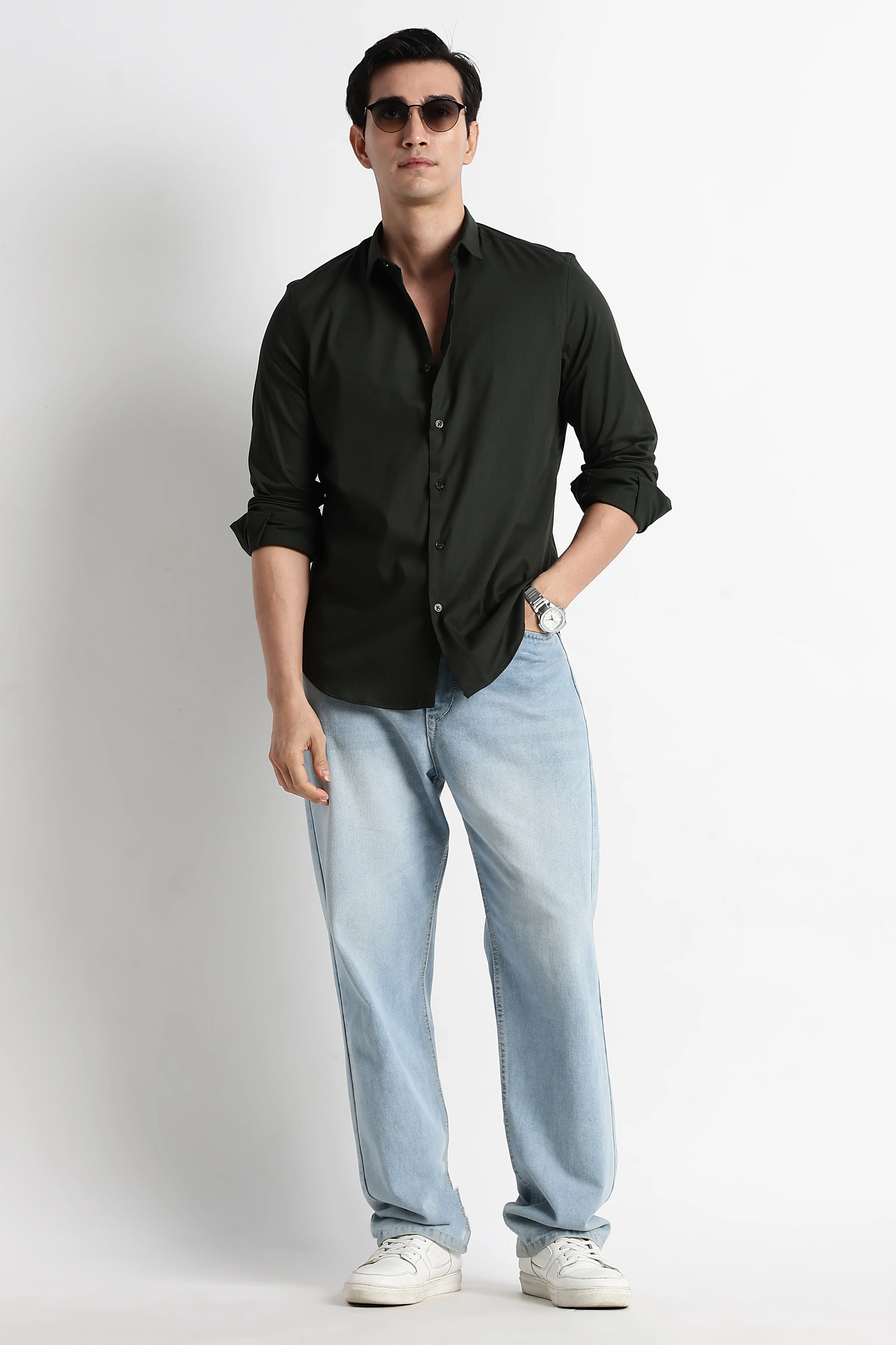 Men Essential Poly-Lycra Shirt - Image 7